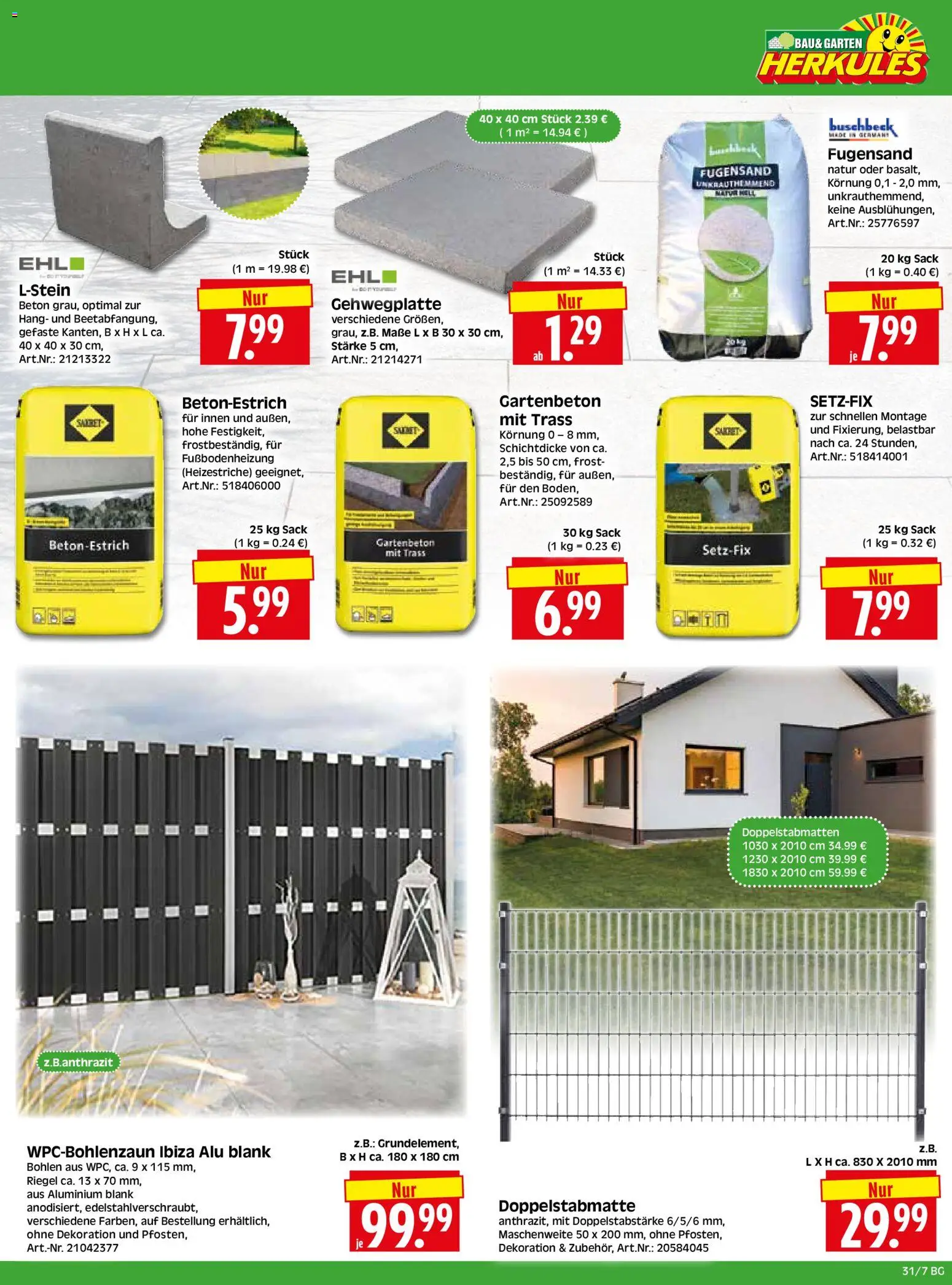 HERKULES Bau & Garten – gültig ab 27.07.2026 | Seite: 7