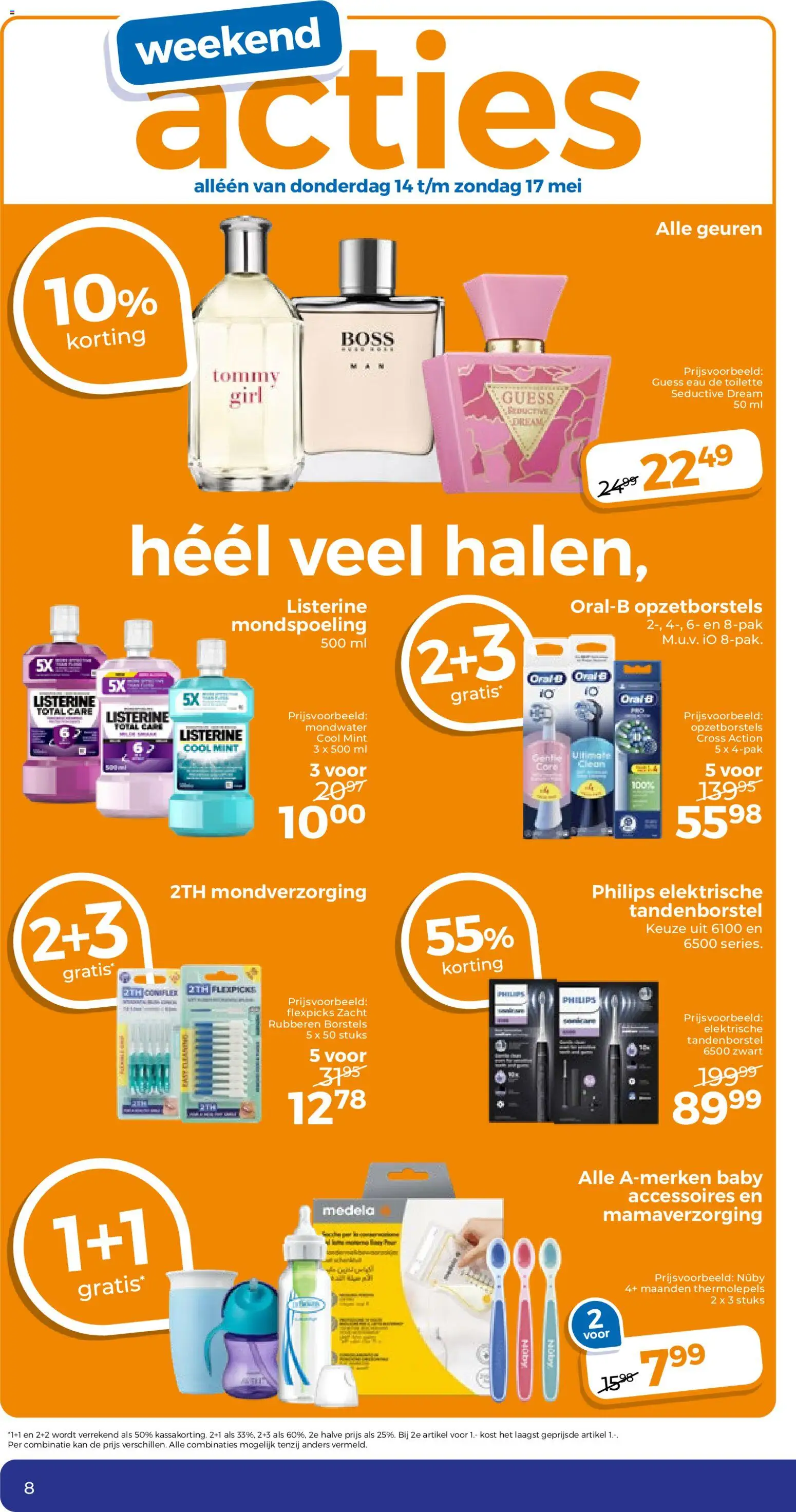 {H1} | Pagina: 8 | Producten: Mondwater, Elektrische tandenborstel, Eau de toilette, Mondverzorging
