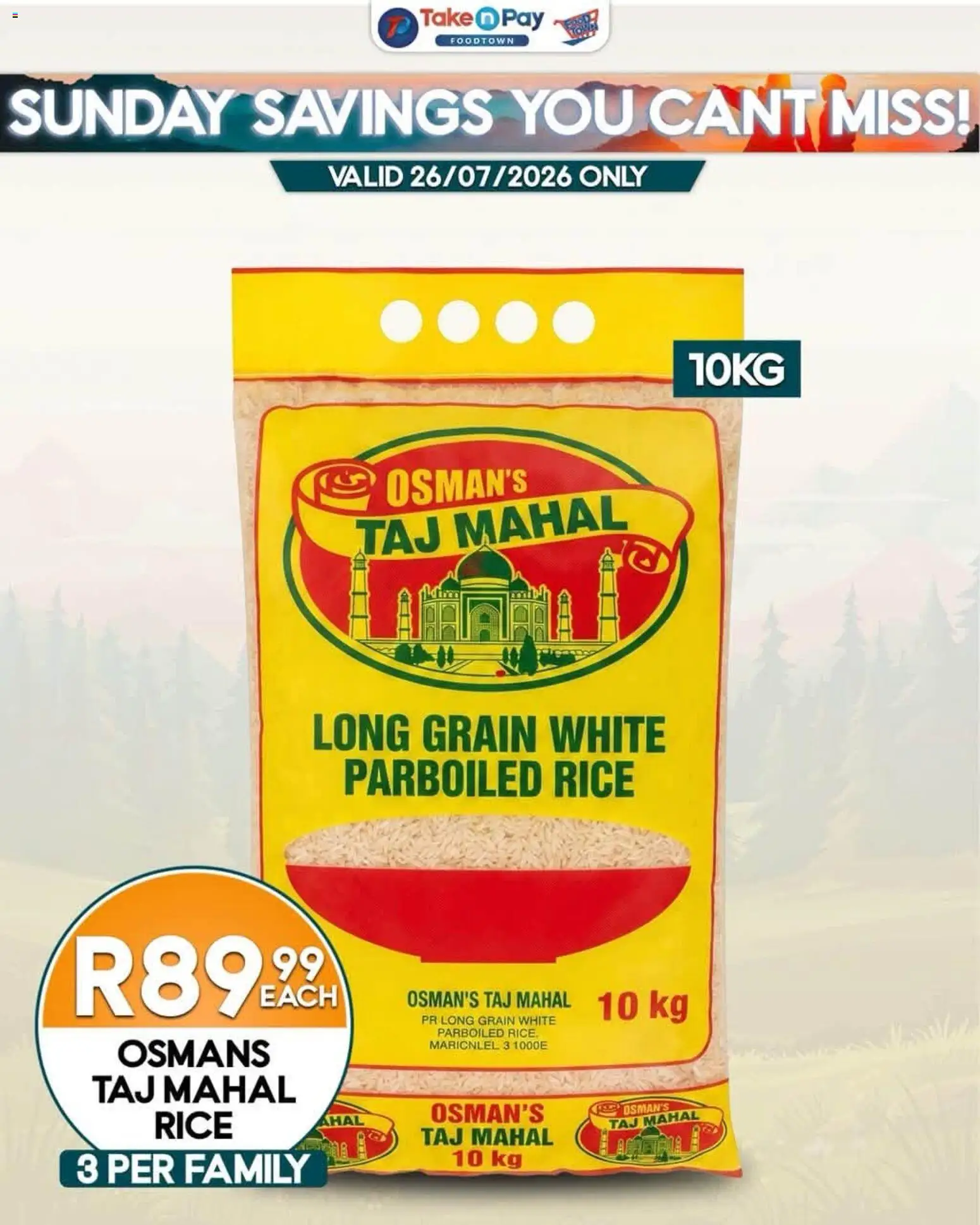 New Take n Pay catalogue – valid from 26/07/2026 | Page: 9 | Products: Rice
