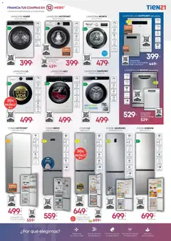 Vista previa Tien 21 folleto válido desde el 01.05.2026 | Página: 3 | Productos: Lavadora, Lavavajillas, Bandeja, Cesta