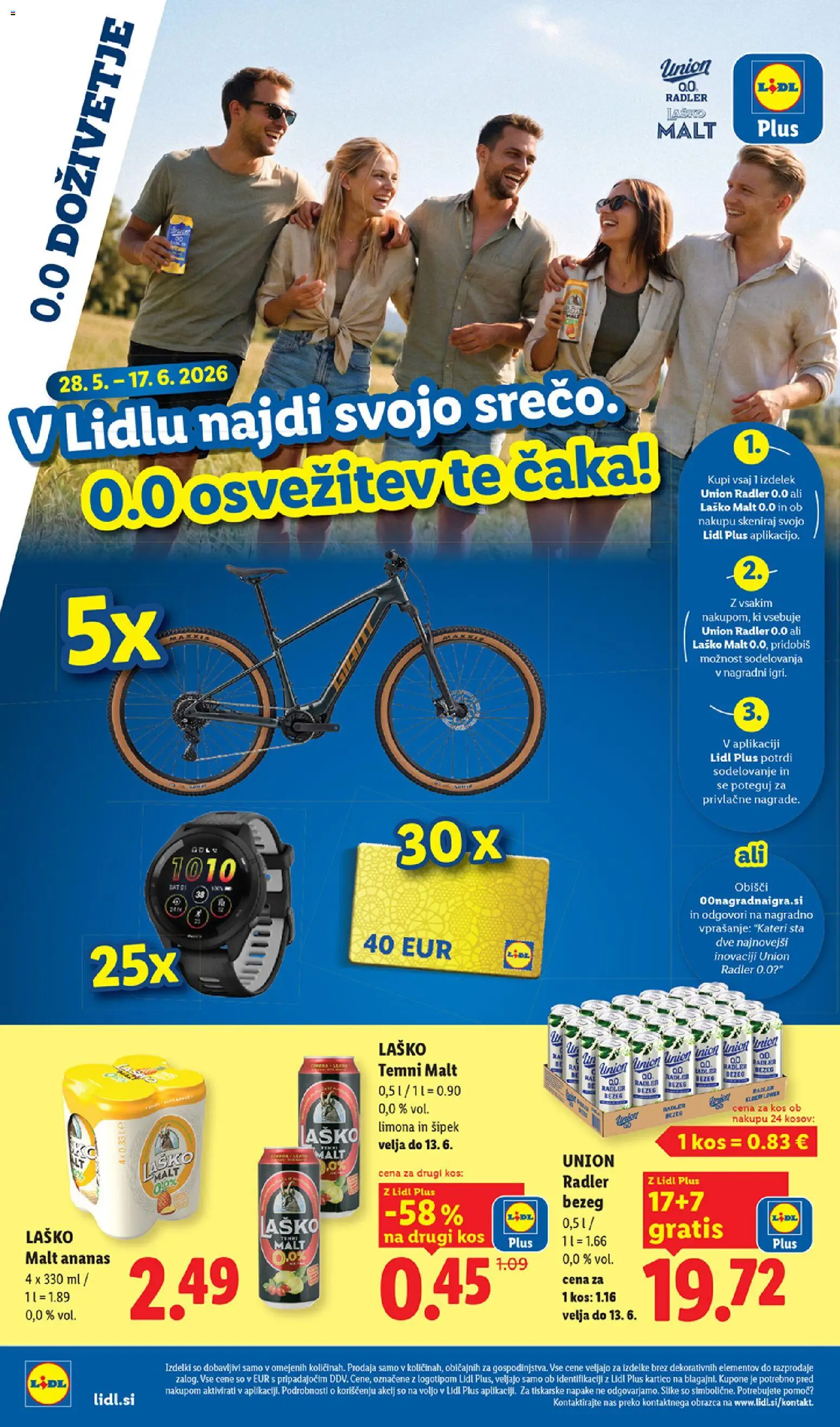 Novi Lidl katalog ponudbe – veljaven od 11.06.2026 | Stran: 14 | Izdelki: Kos, Radler, Ananas, Limona