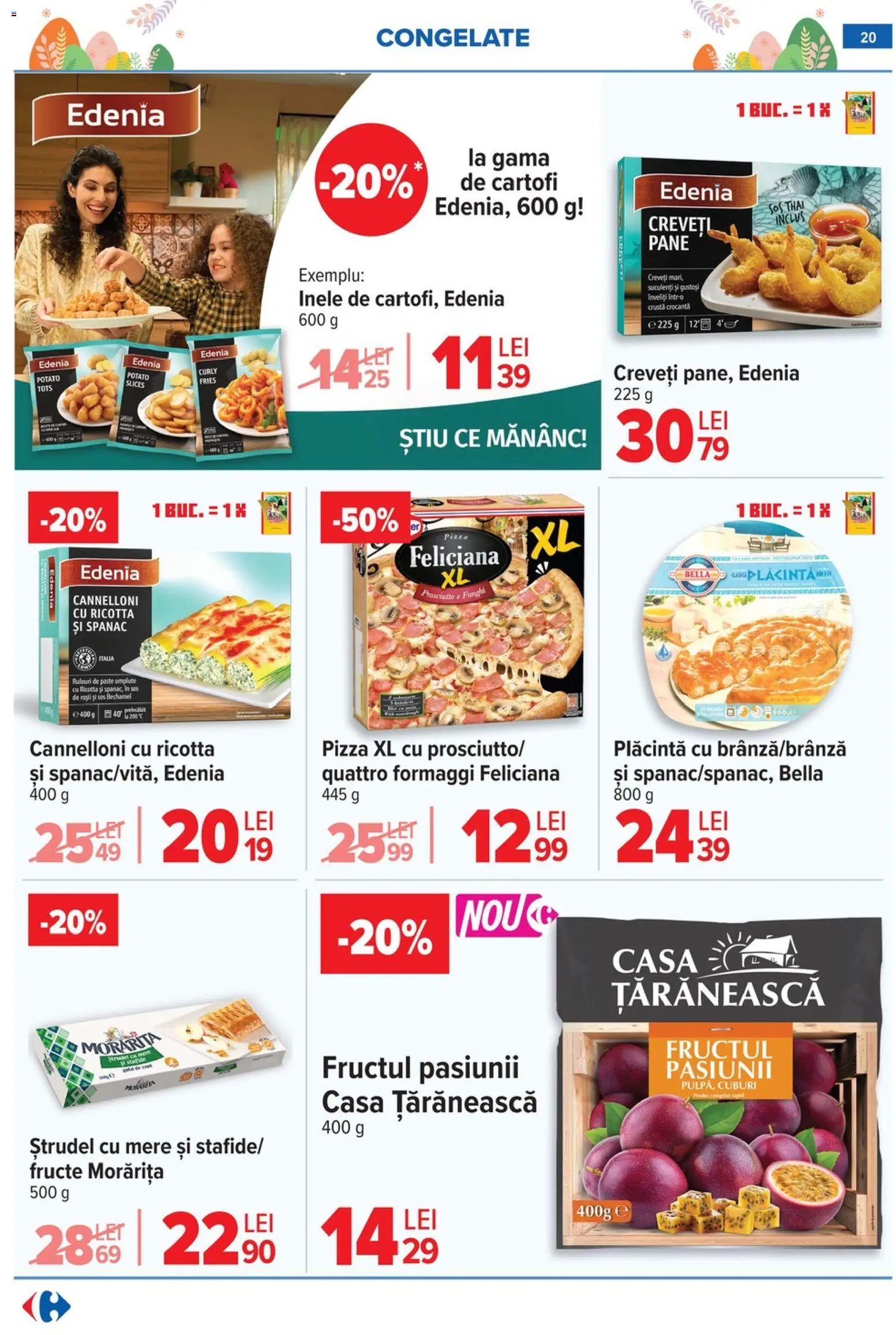 Noul catalog Carrefour – valabil de la 06.04.2026 | Pagină: 22 | Produse: Light Kedi Konservesi, Cașcaval, Lapte, Unt