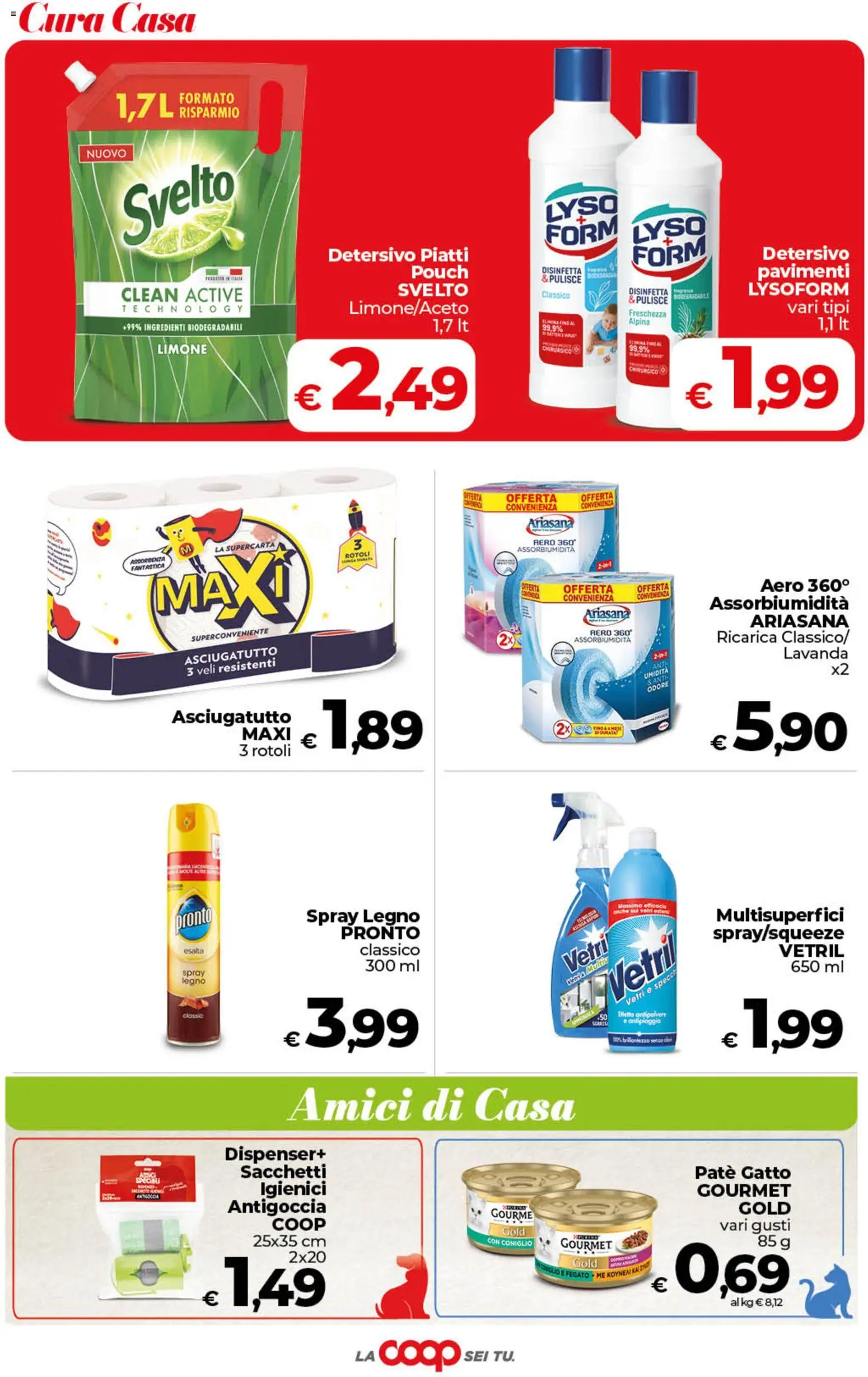 Volantino COOP del 13/10/2026 | Pagina: 40 | Prodotti: Paté, Limone, Asciugatutto, Lavanda