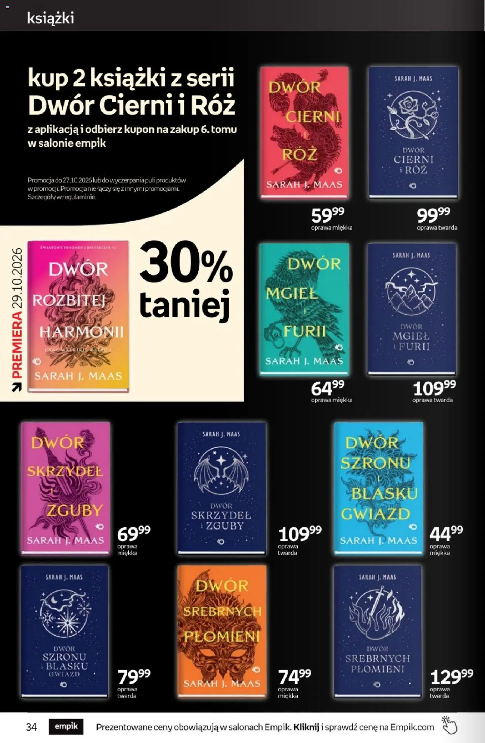 Empik promocje od 23.09.2026 | Strona: 34 | Produkty: Książki, Róż