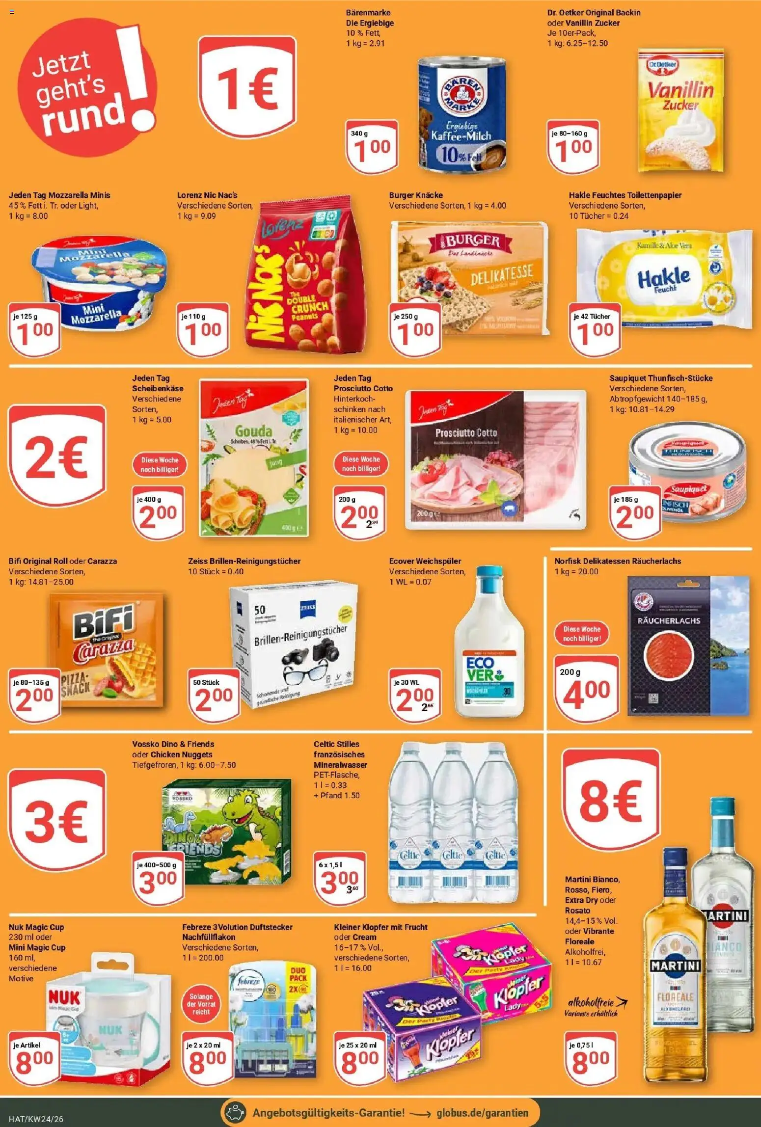 Globus Prospekt Hattersheim – gültig ab 08.06.2026 | Seite: 25 | Produkte: Räucherlachs, Weichspüler, Zucker, Toilettenpapier