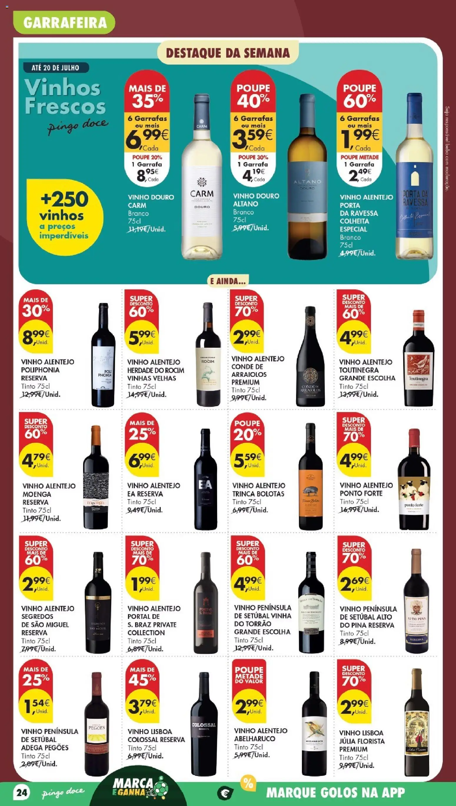 Pingo Doce Poupe Esta Semana Madeira │ válido de 30/06/2026 | Página: 24 | Produtos: Porta, Vinho