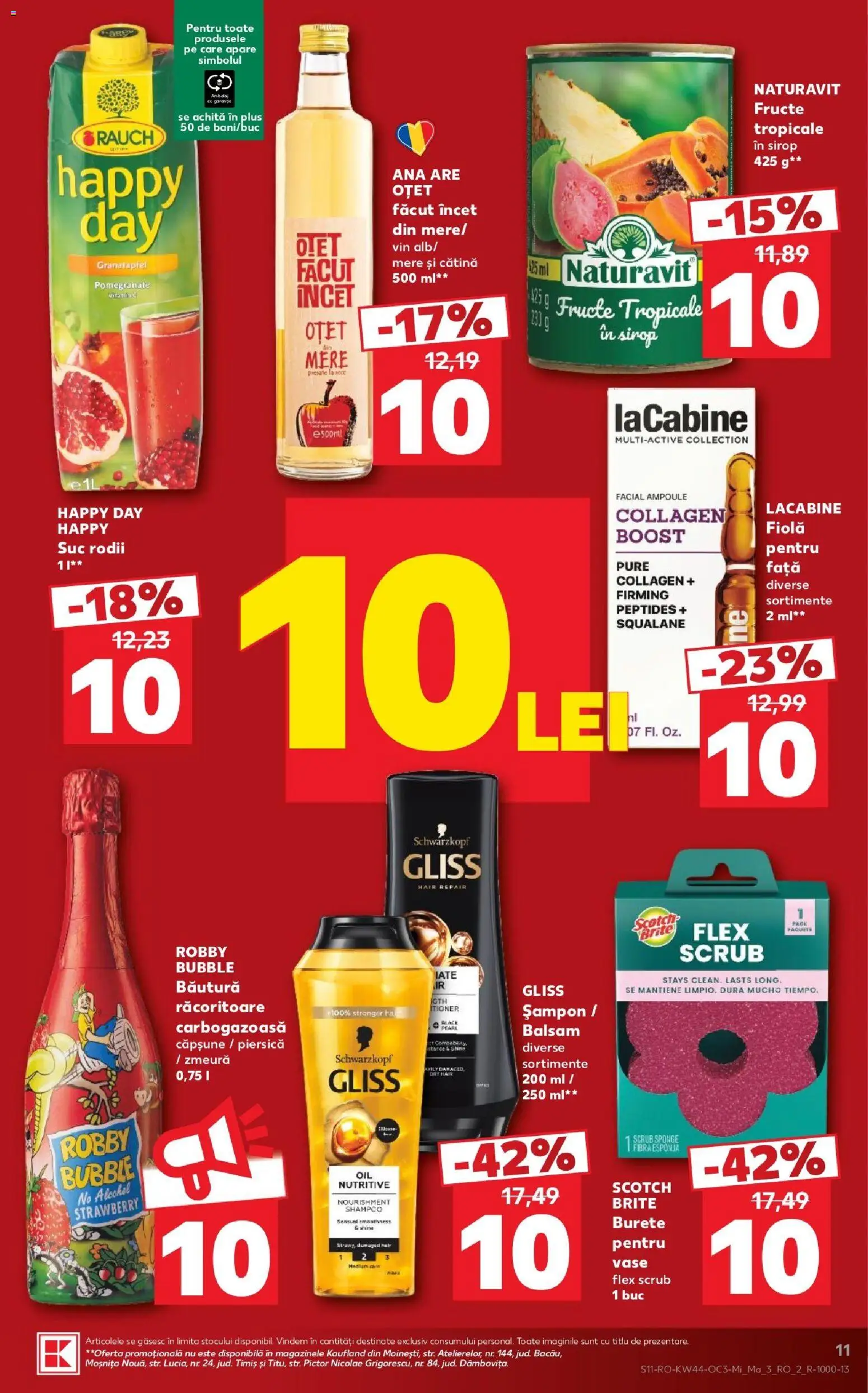 Kaufland Slatina 28.10.2026 - Revista si Oferta | Pagină: 11 | Produse: Zmeură, Scrub, Fructe, Plus