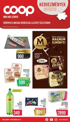 COOP - Mini & Abc & Szuper / Mecsek - amely érvényes a következő dátumtól: 14.05.2026
