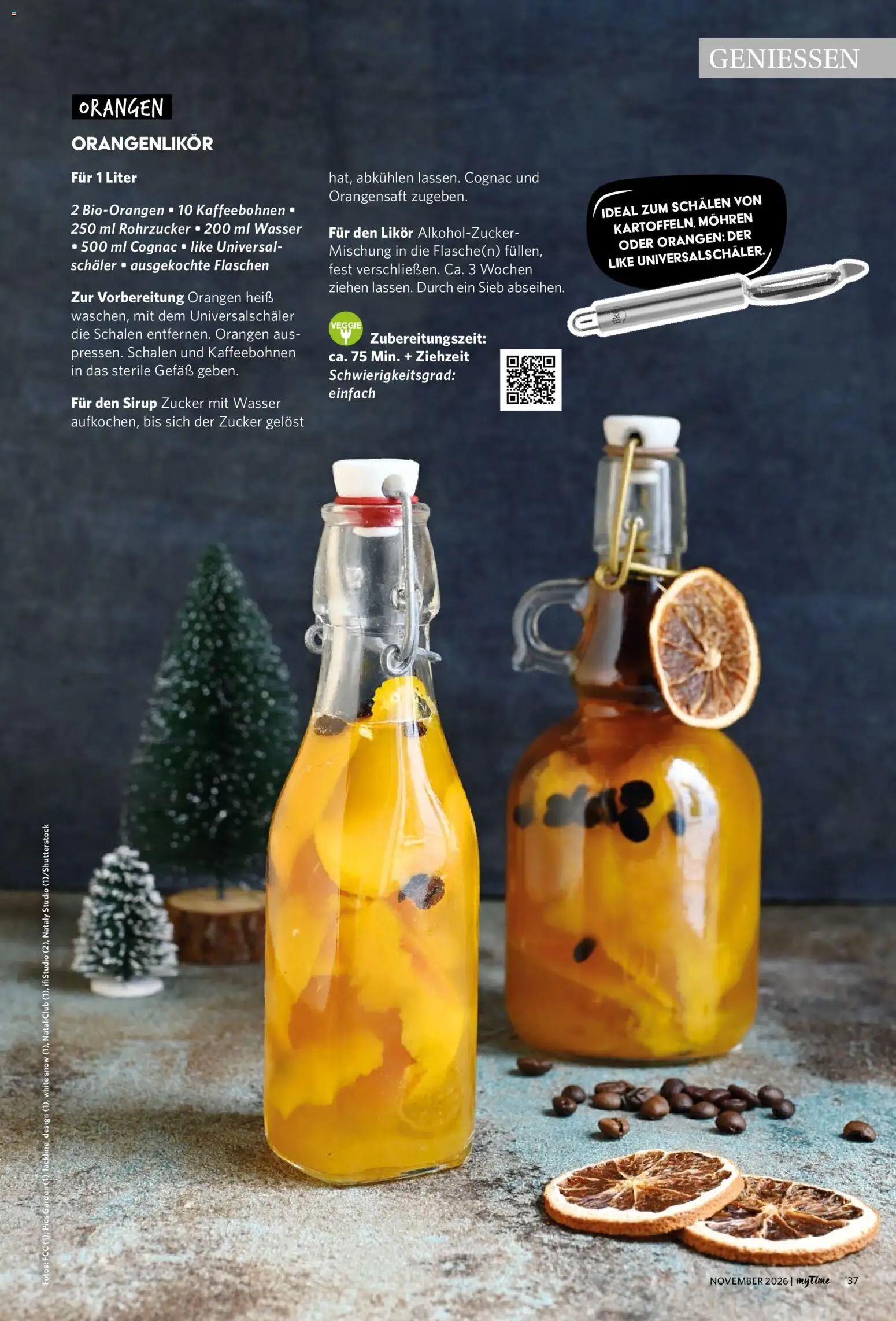 Famila Nordwest myTime – gültig ab 01.11.2026 | Seite: 37 | Produkte: Orangen, Mohren, Wasser, Zucker