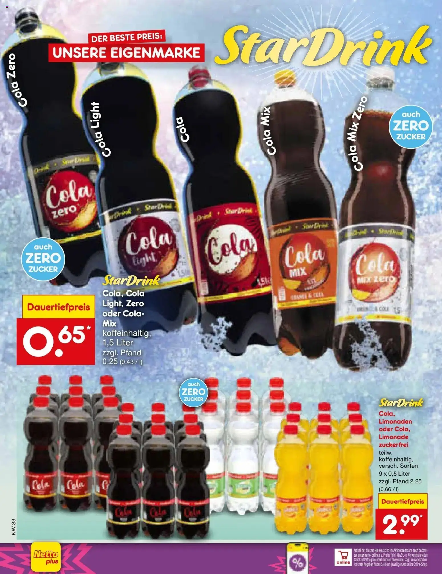 Netto Marken-Discount Prospekt – gültig ab 10.08.2026 | Seite: 30 | Produkte: Cola, Limonade, Zucker