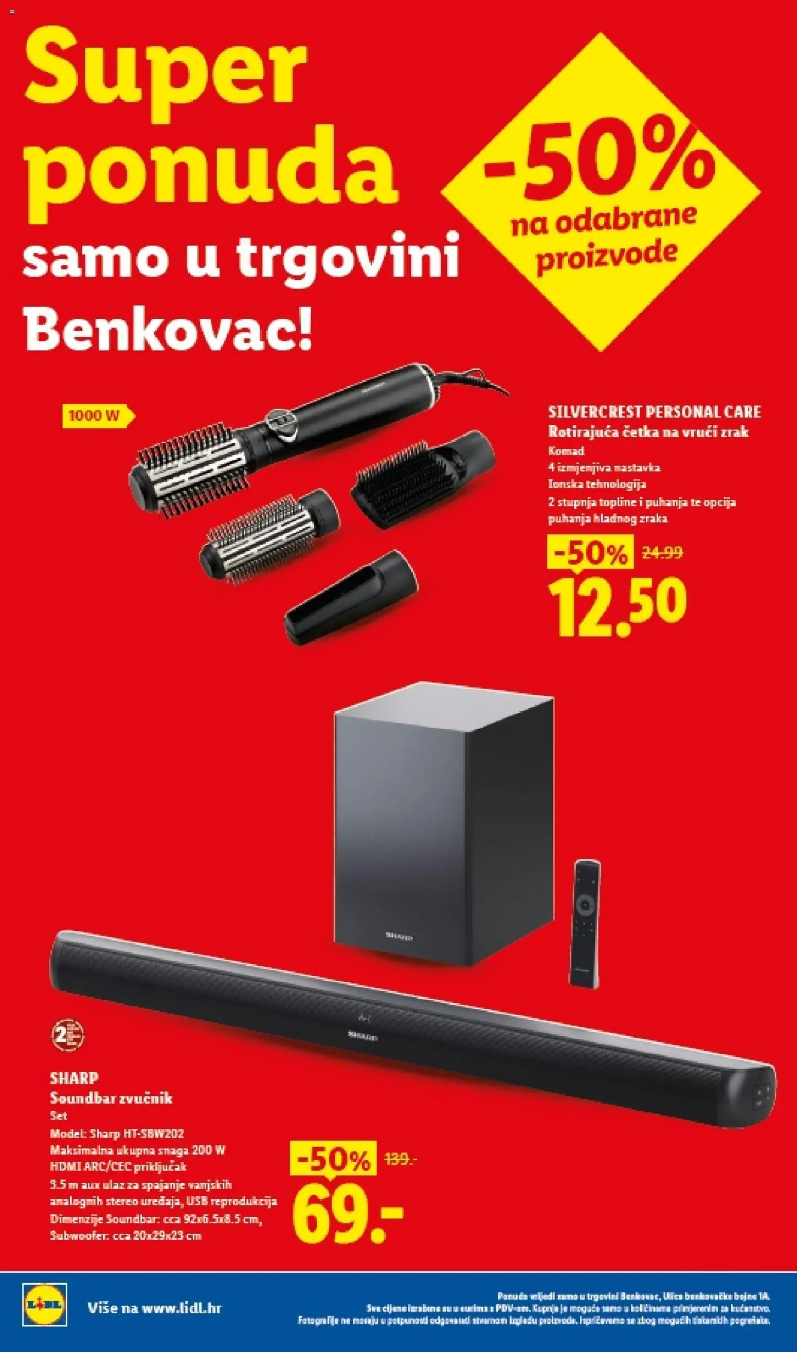 Lidl katalog | vrijedi od 10.06.2026 | Stranica: 6 | Proizvodi: Četka, Zvučnik, USB
