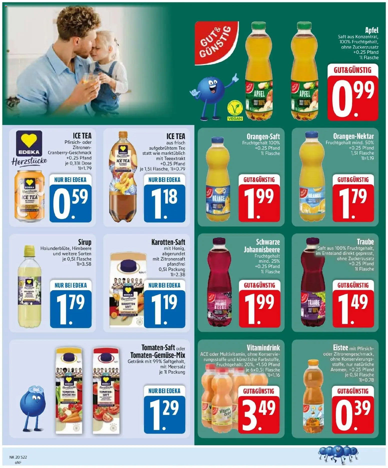 Edeka prospekt Murnau	 – gültig ab 10.05.2026 | Seite: 24 | Produkte: Äpfel, Sirup, Orangensaft, Tee