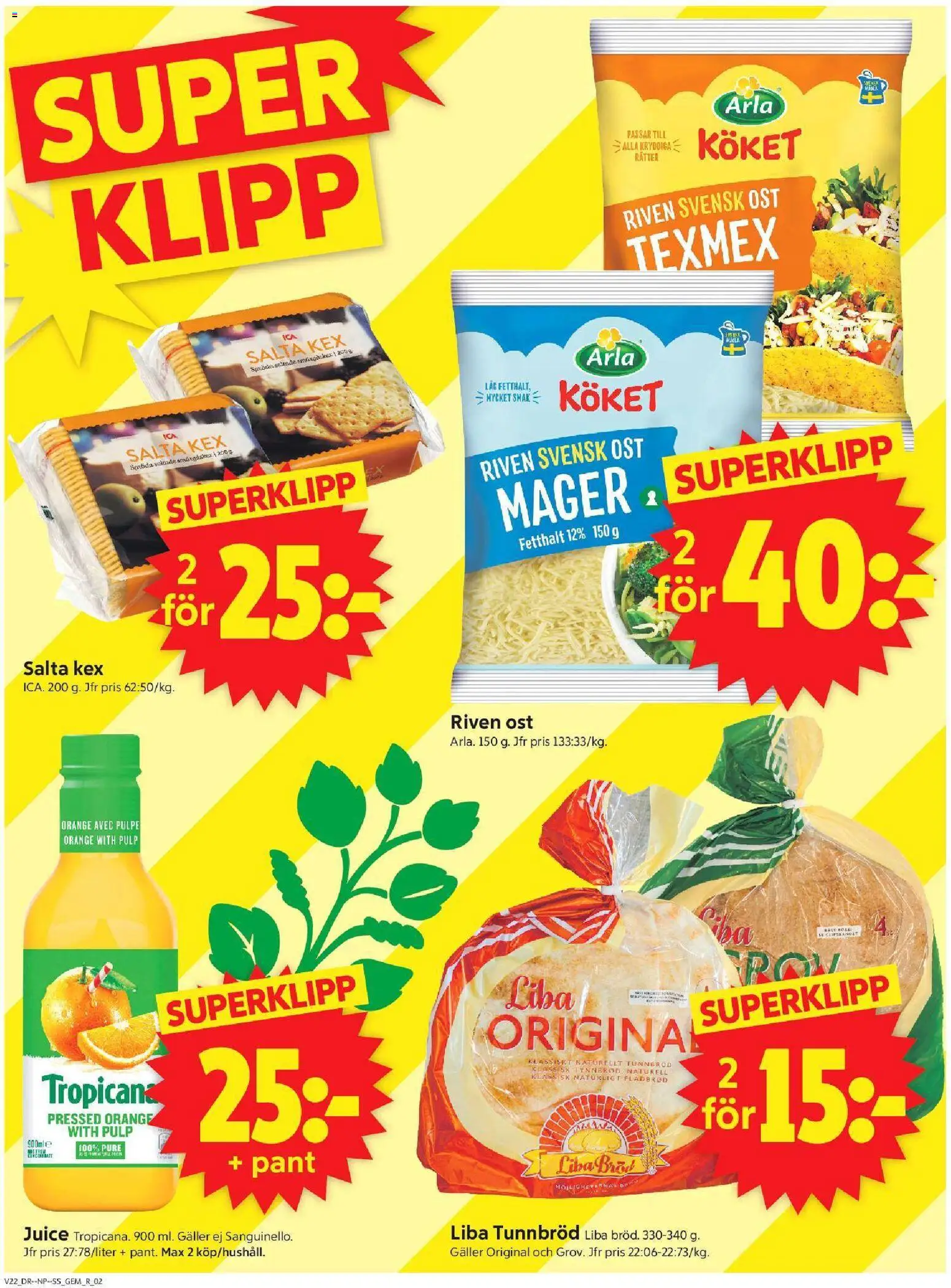 ICA Supermarket reklamblad aktuell från 25.05.2026 | Sida: 2