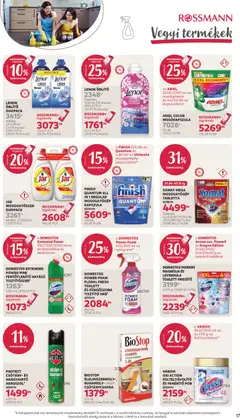 Rossmann akciós újság - amely érvényes a következő dátumtól: 2026.07.20. | Oldal: 19 | Termékek: Ariel, Folteltávolító, Hangyairtó, Fürdőszoba