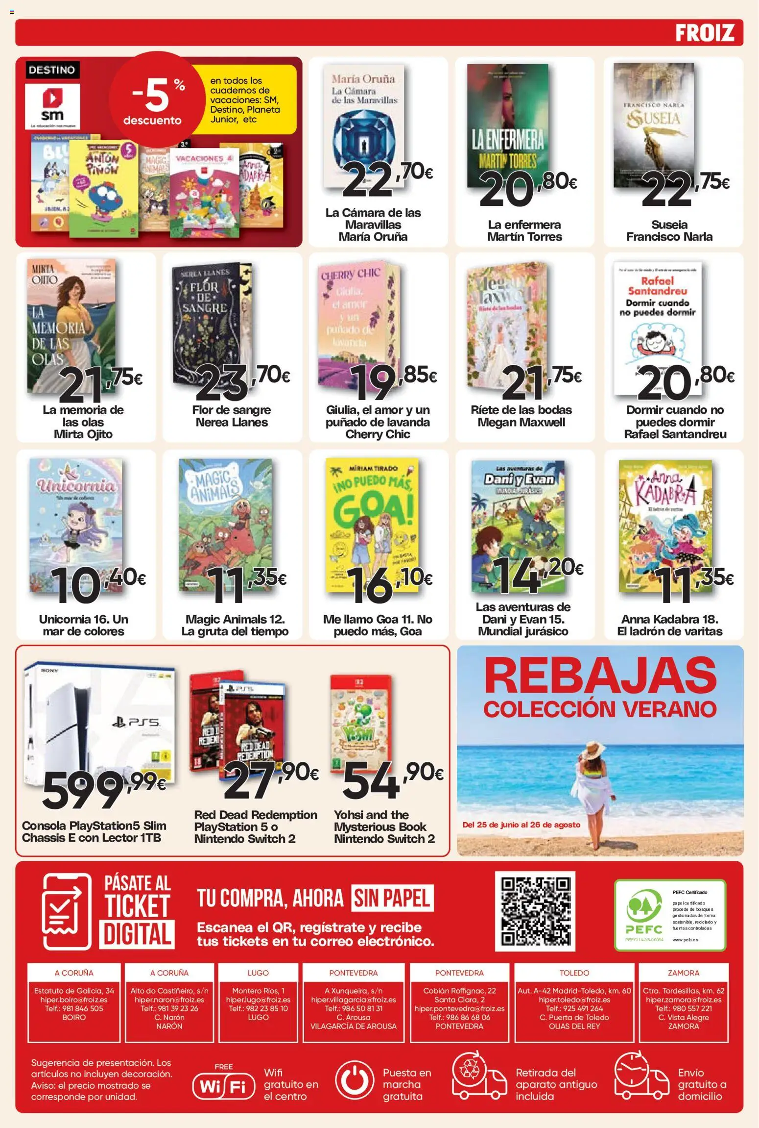 Froiz - Folleto Hiper │ válido desde el 25/06/2026 | Página: 12 | Productos: Consola, Nintendo, Cámara, Playstation