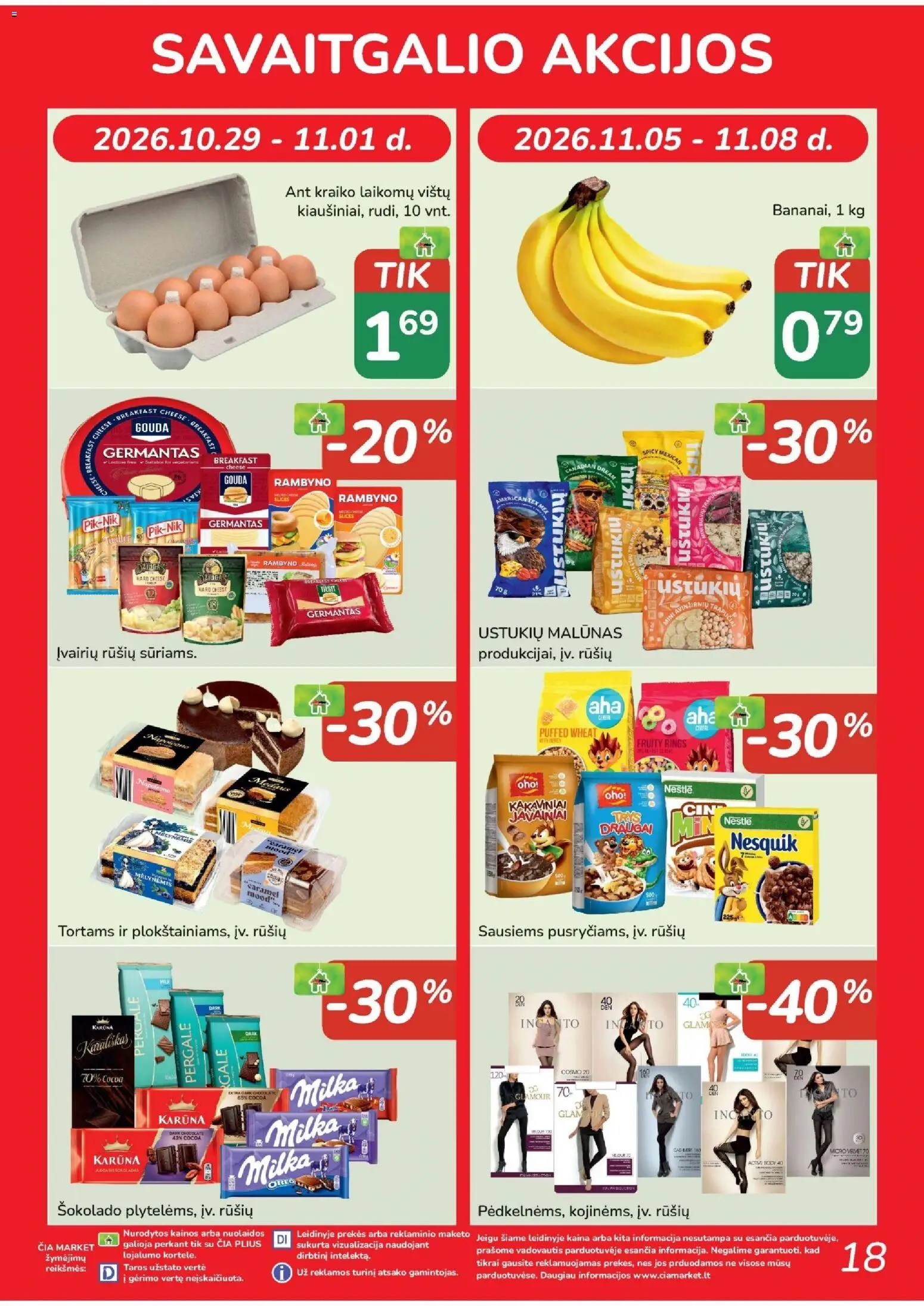 ČIA MARKET akcijos nuo 2026.10.27 | Puslapis: 18