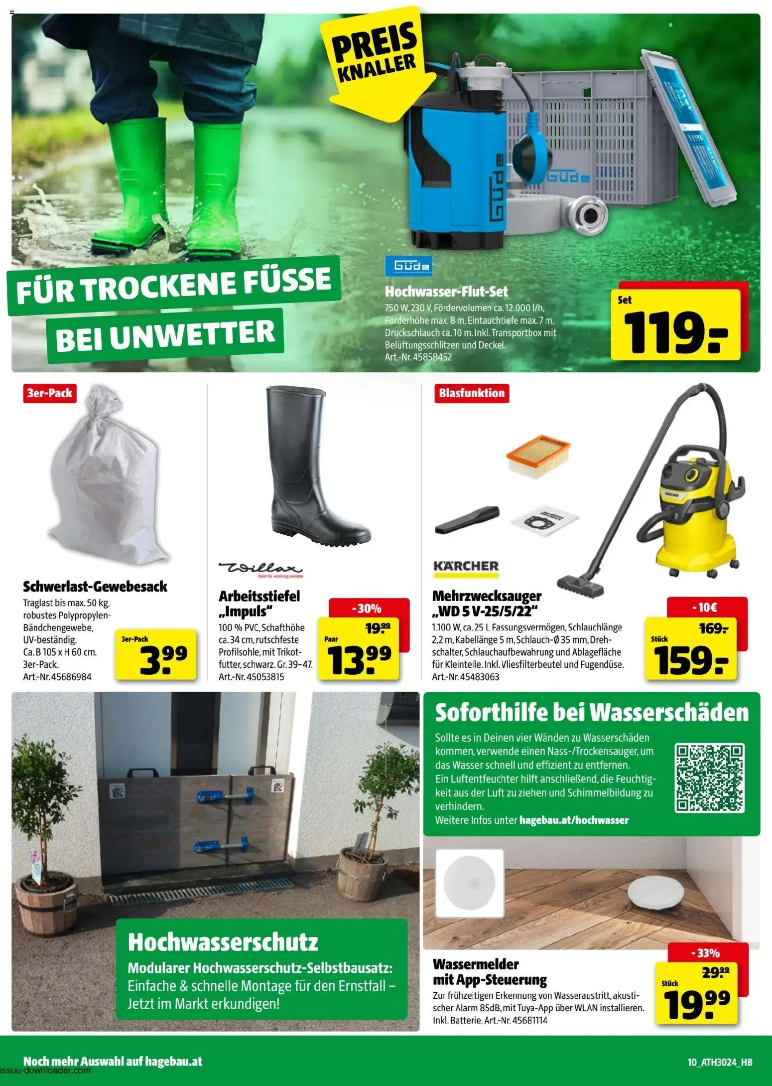 Hagebau Flugblatt gültig ab 01.06.2026 | Seite: 10 | Produkte: Wasser