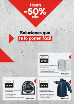 Vista previa Eroski Soluciones que te lo ponen fácil válido desde el 14.05.2026 | Página: 2 | Productos: Té, Ventilador, Galette de chaise