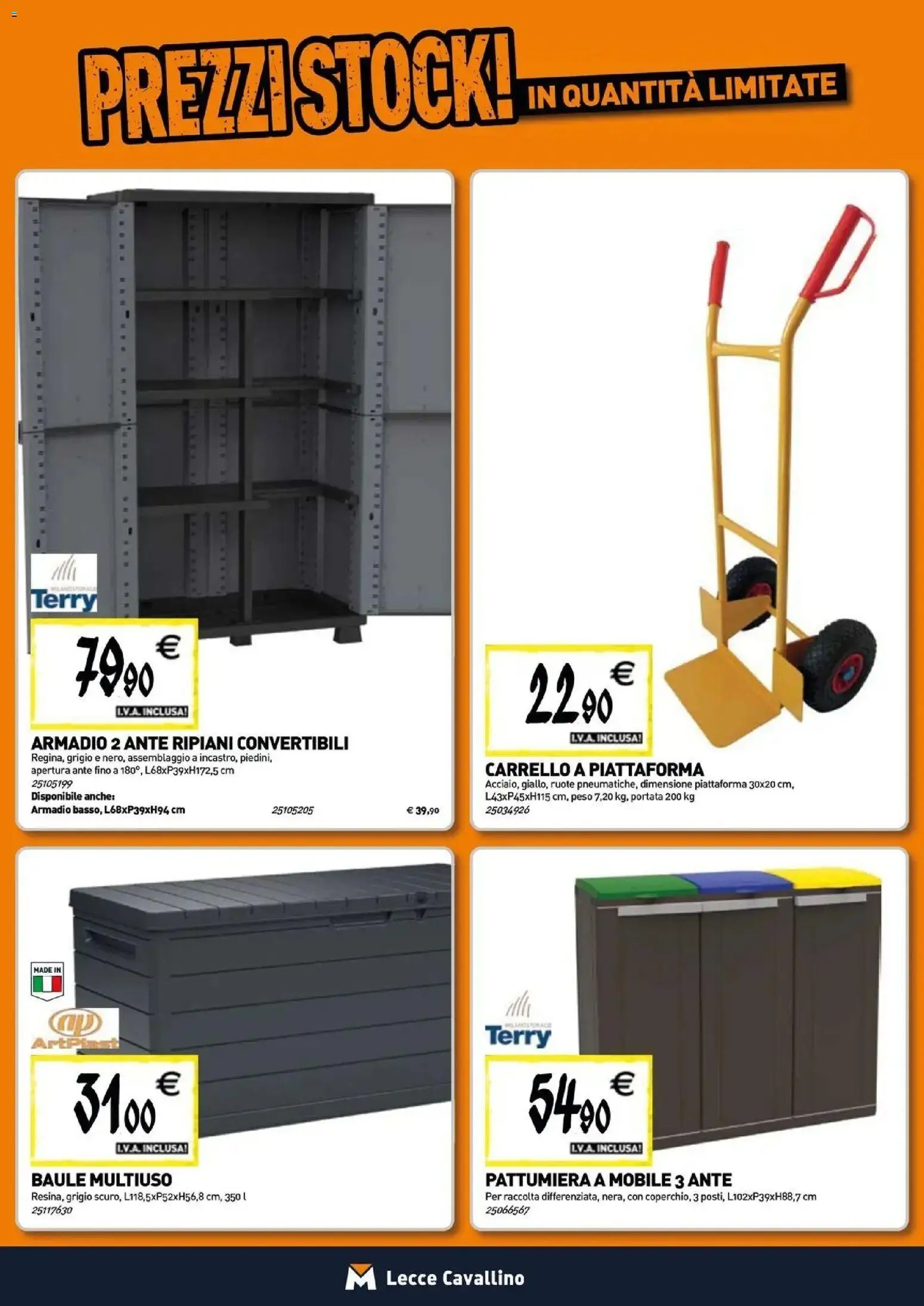 Volantino TECNOMAT del 29/10/2026 | Pagina: 18 | Prodotti: Mobile, Carrello, Baule, Armadio