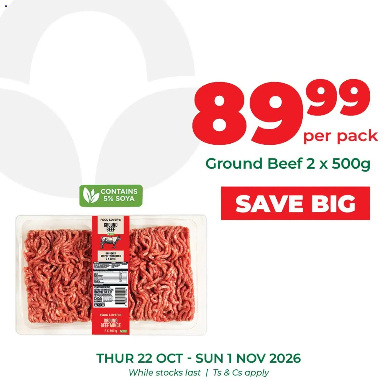 New Food Lover's Market catalogue – valid from 22/10/2026 | Page: 2 | Products: Beef