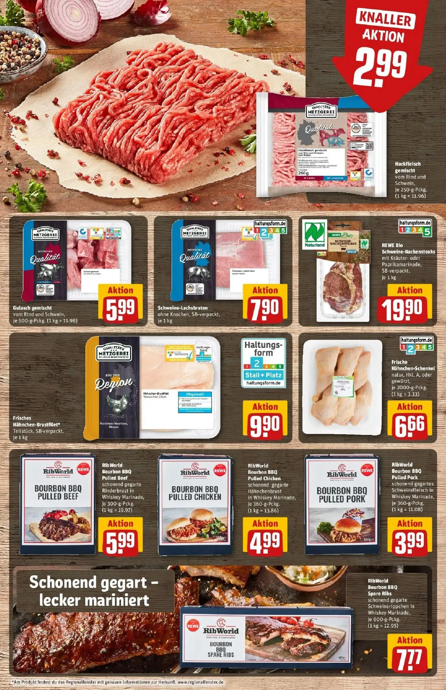 Rewe Prospekt Bernkastel / Kues	 – gültig ab 04.05.2026 | Seite: 12 | Produkte: Gulasch, Schweinefleisch, Hackfleisch, Hahnchenbrust