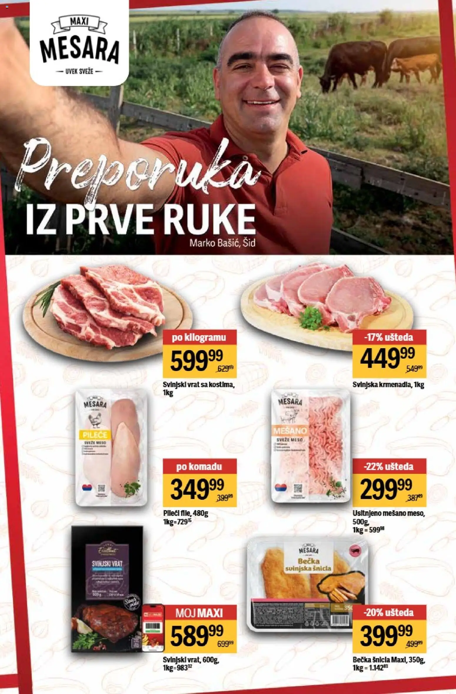 Maxi katalog - važi od 07.05.2026 | Strana: 13 | Proizvode: Svinjski vrat