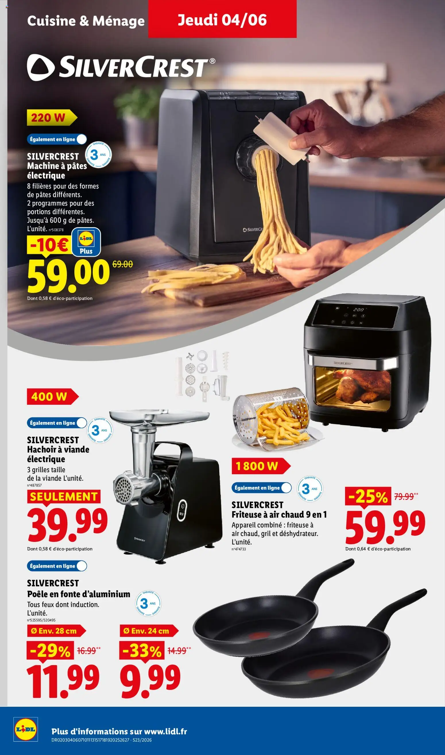 {H1} | Page: 32 | Produits: Poêle, Friteuse, Air fryer, Pâtes