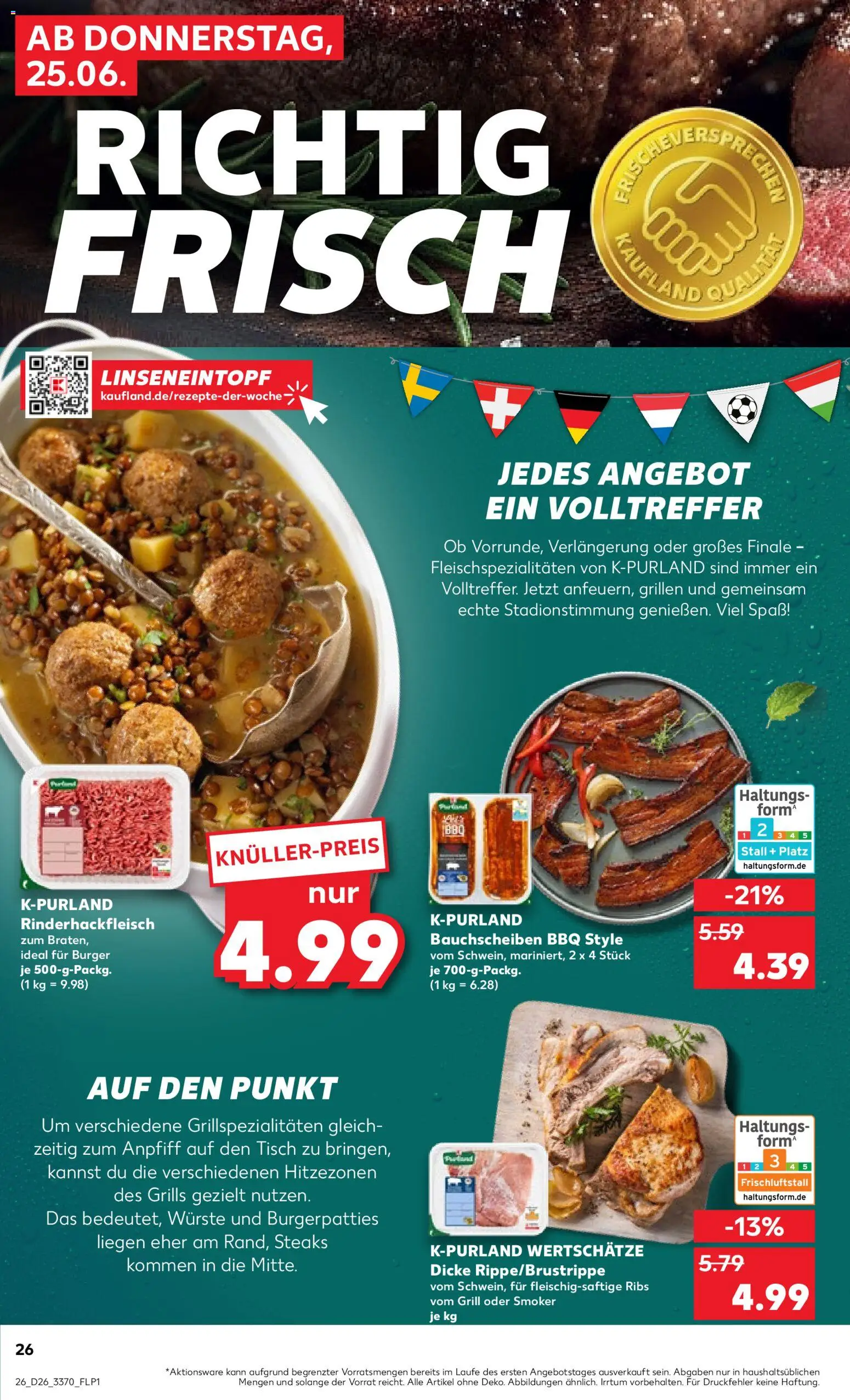 Kaufland Prospekt Jena – gültig ab 25.06.2026 | Seite: 26 | Produkte: Grill, Tisch, Burger