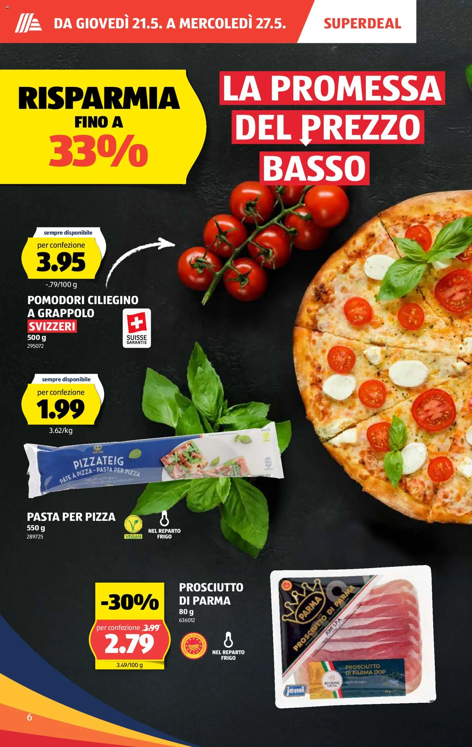 Aldi aktionen IT – gültig ab 21.05.2026 | Seite: 6 | Produkte: Pizza, Pasta