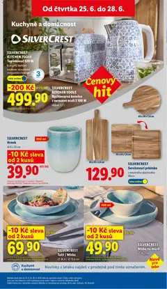 Náhled letáku SILVERCREST Hrnek, Ø 8 x 10 cm od 25.06.2026 | Strana: 43 | Produkty: Hrnek, Talíř, Konvice, Prkénko