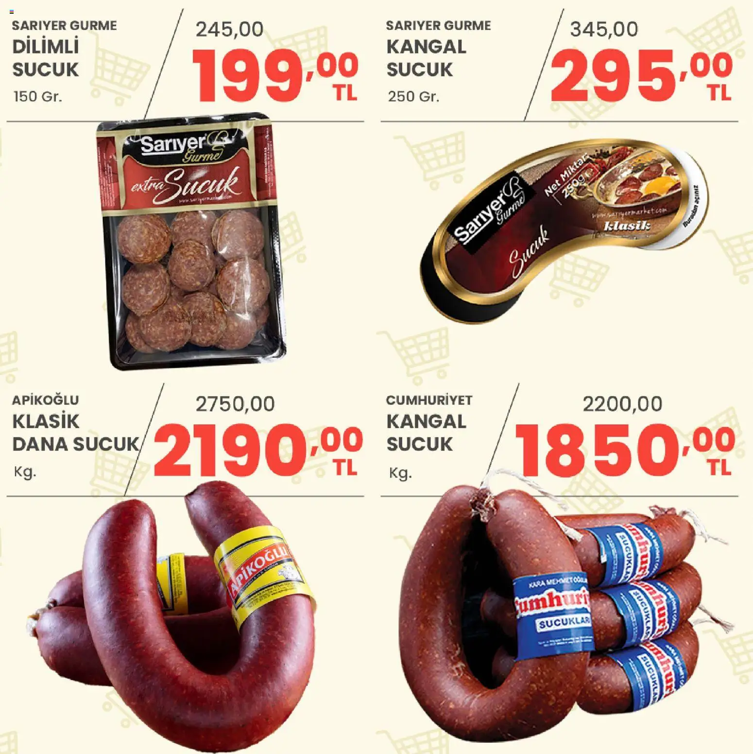 Sarıyer Katalog - 02 Ekim 2026 tarihinden itibaren geçerlidir | Sayfa: 4 | Ürünler: Sucuk