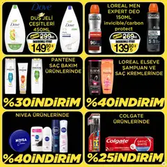 17.04.2026 tarihinden itibaren geçerli olan Sarıyer kataloğu önizlemesi | Sayfa: 32 | Ürünler: Raf, Duş, Şampuan, Duş jeli