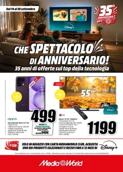 Anteprima del volantino Media World volantino valido a partire dal 14/09/2026