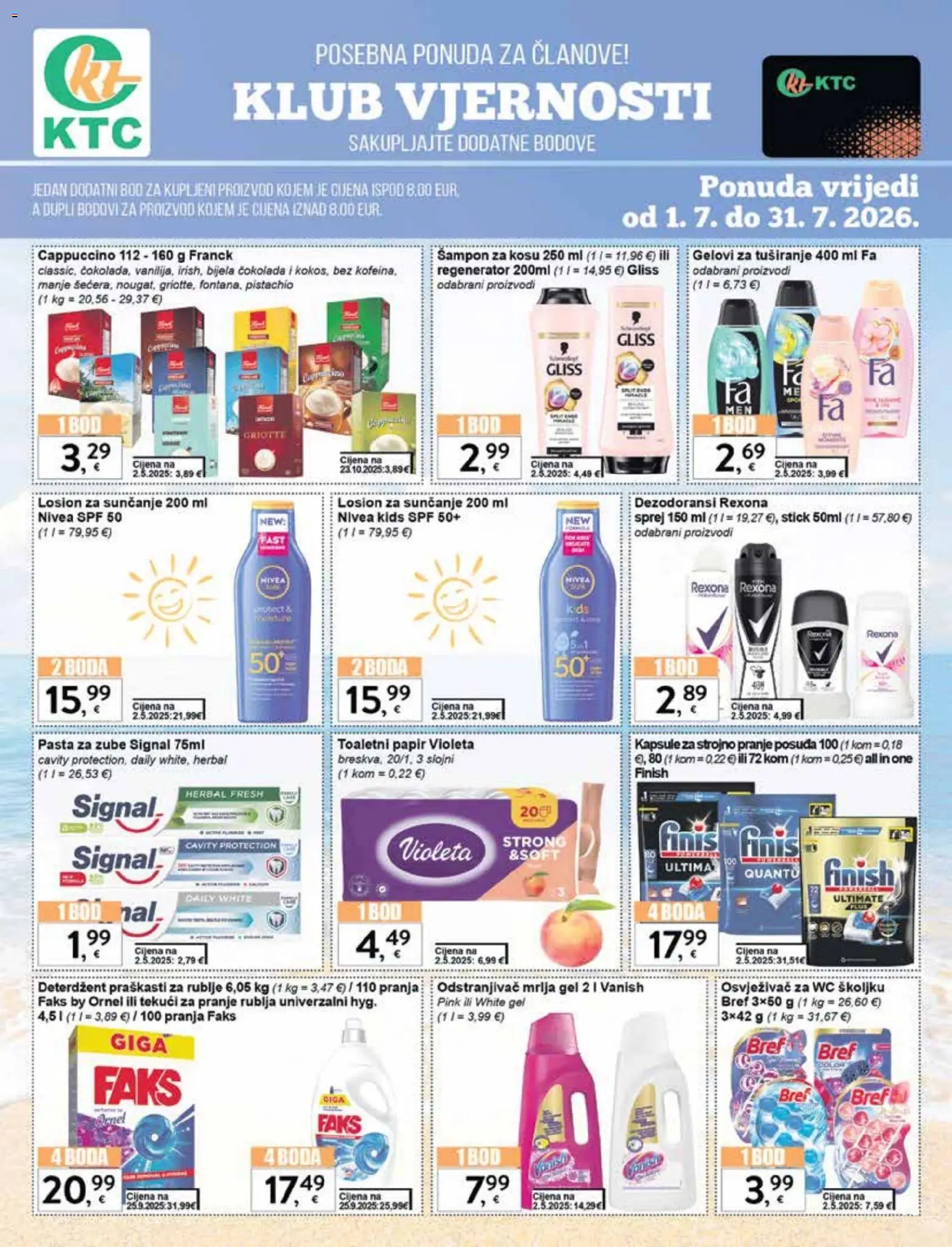 KTC katalog | vrijedi od 15.07.2026 | Stranica: 13 | Proizvodi: Bijela čokolada, Čokolada, Pasta za zube, Violeta