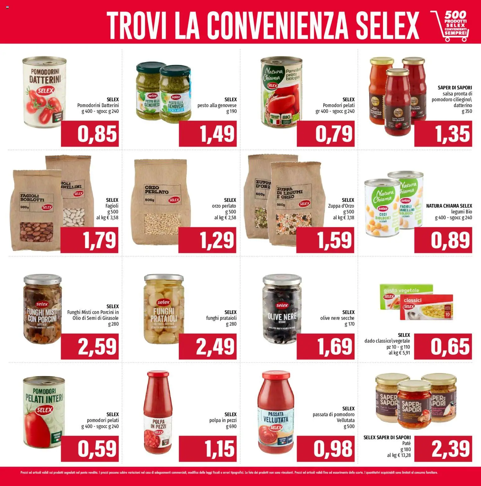 Volantino EMI del 24/09/2026 | Pagina: 9 | Prodotti: Pomodoro, Olio, Funghi, Passata di pomodoro
