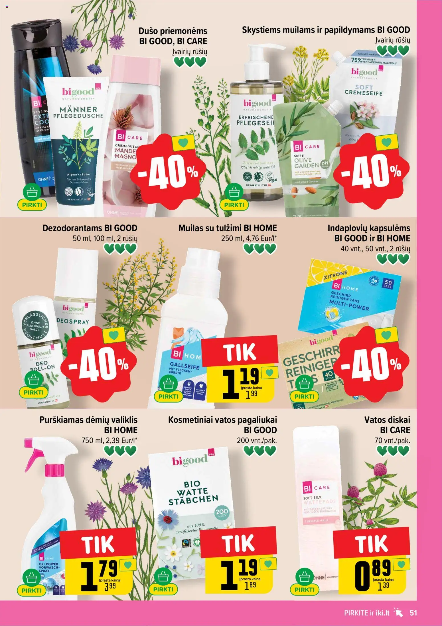 IKI akcijos nuo 15.06.2026 | Puslapis: 51 | Prekių: Muilas