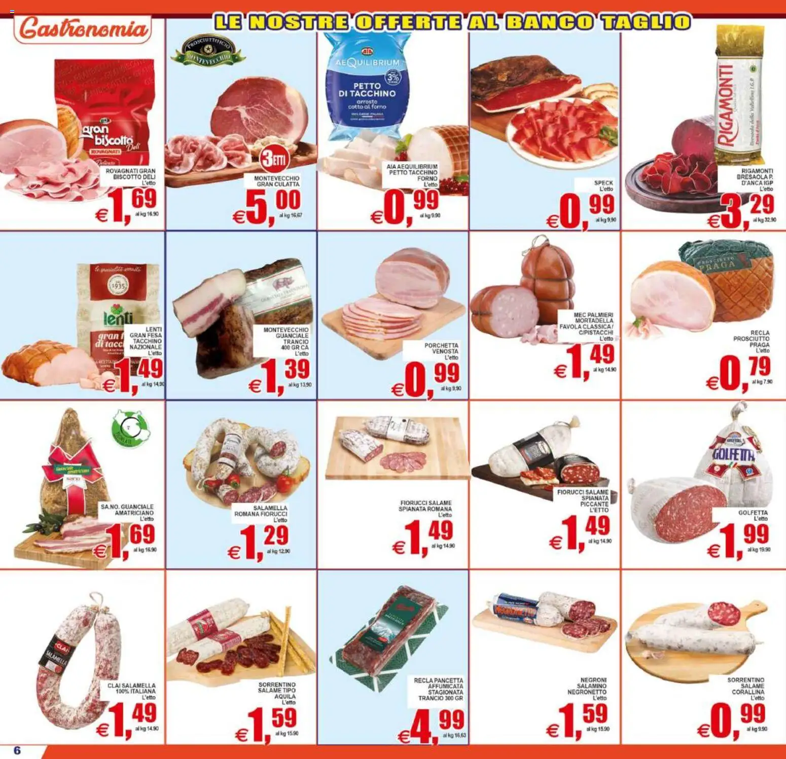 Volantino Pewex del 11/09/2026 | Pagina: 6 | Prodotti: Arrosto, Taglio, Prosciutto, Mortadella