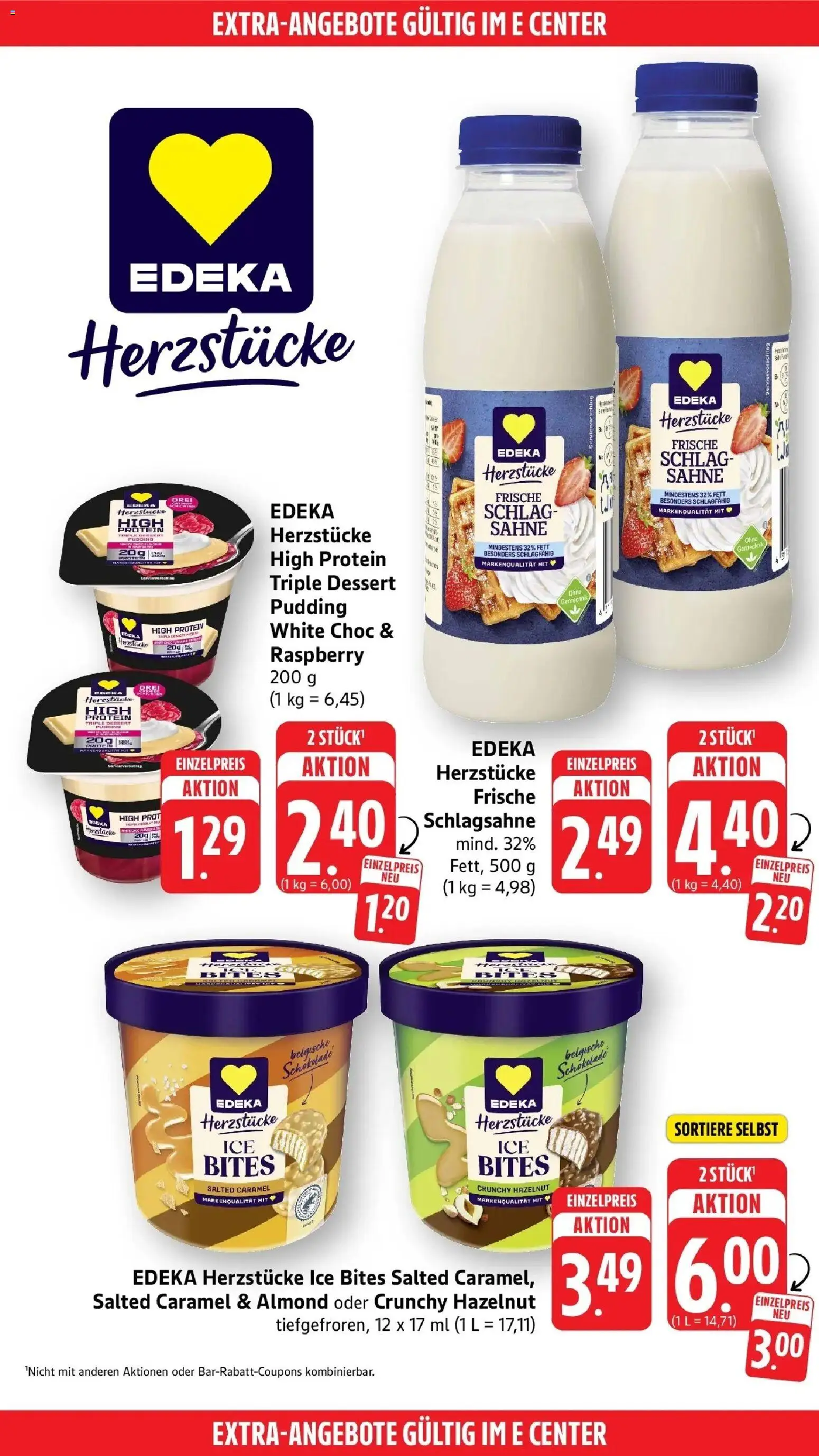 Edeka Prospekt Mannheim-Neuostheim (ab 28.09.2026) » Angebote Online | Seite: 48 | Produkte: Schlagsahne, Schokolade, Pudding, Sahne