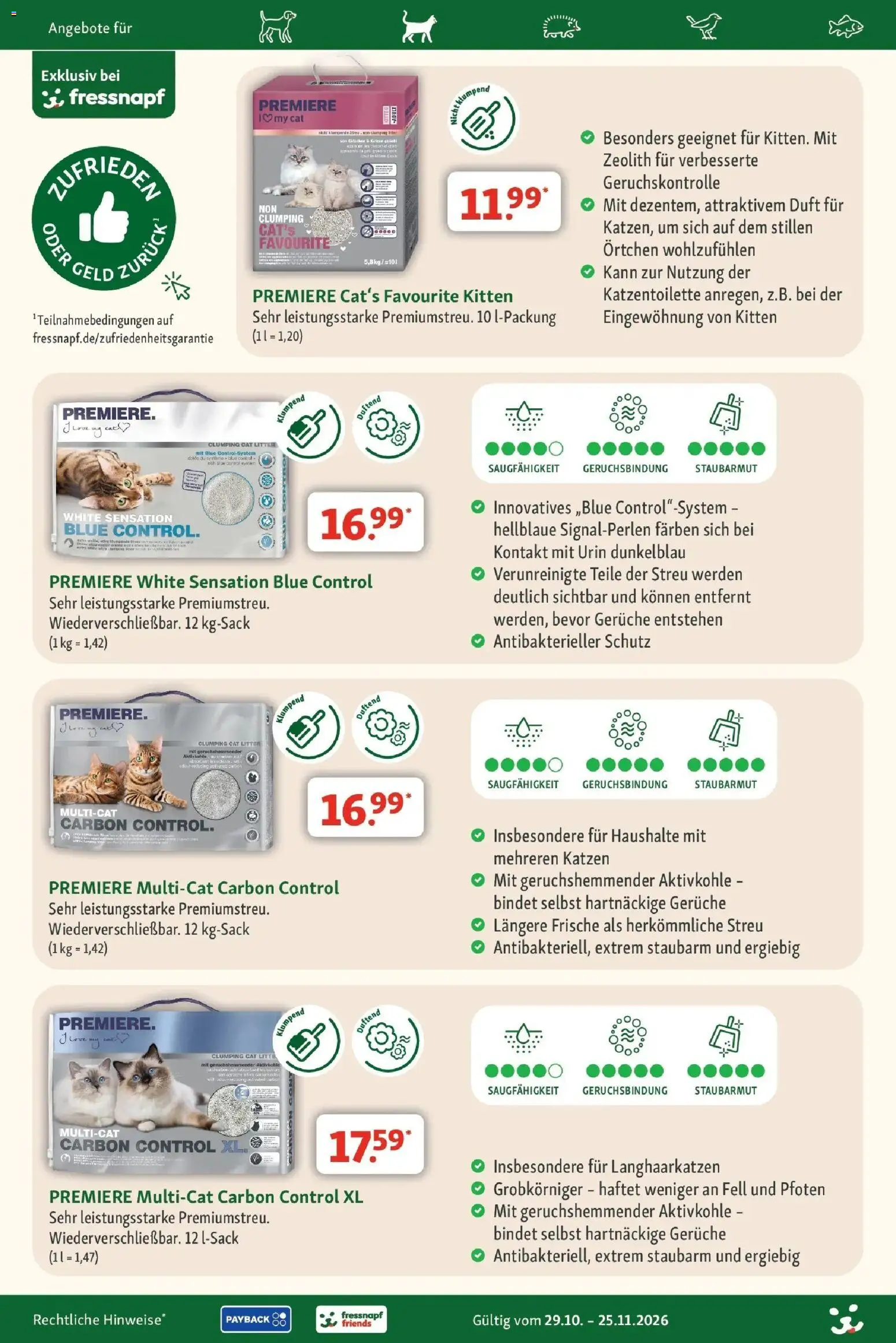Fressnapf - Fressnapf: Tierisch viel Weihnachten schon den ganzen November (ab 29.10.2026) zum Blättern | Seite: 11 | Produkte: Duft