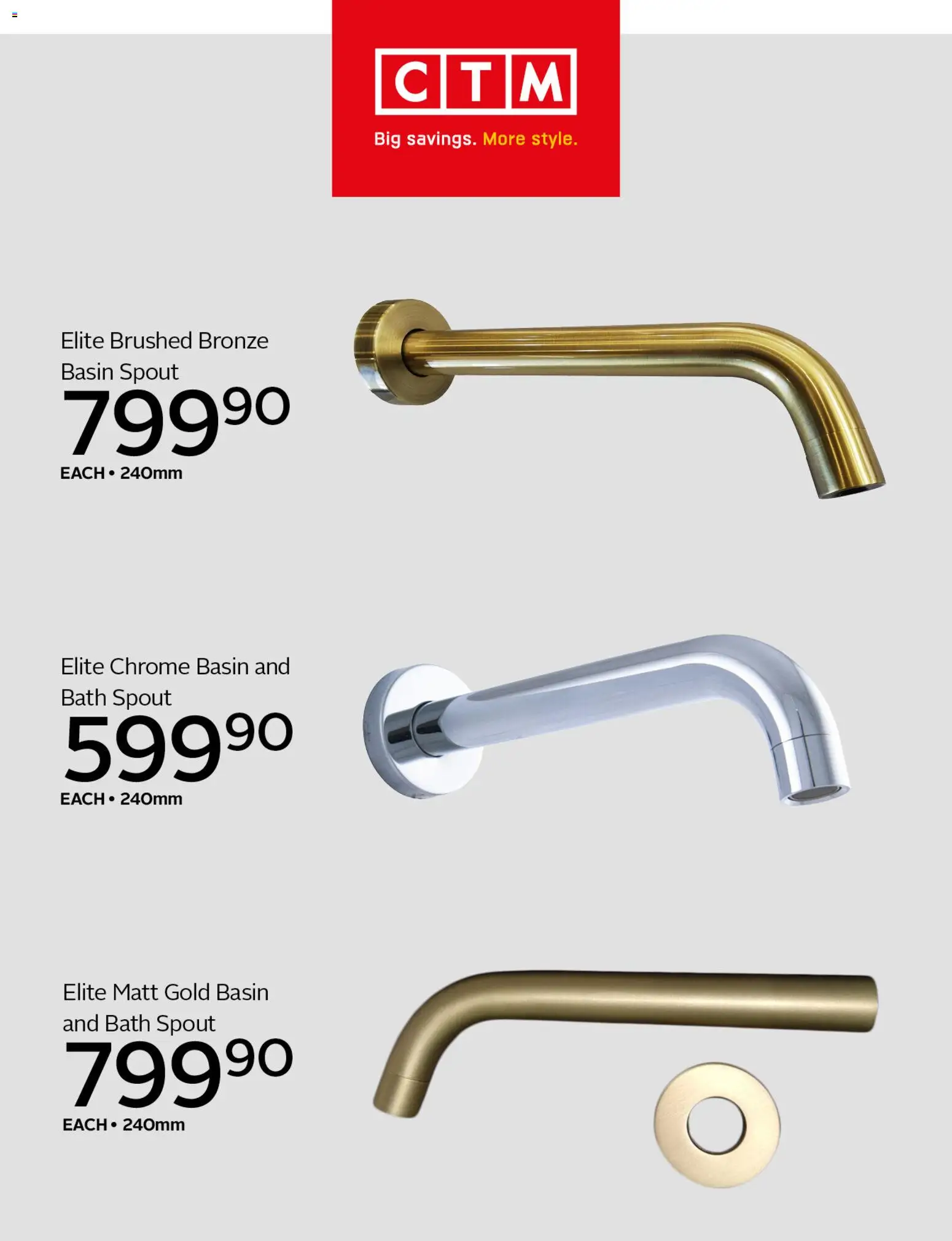 New CTM catalogue – valid from 28.05.2026 | Page: 4 | Products: Bath, Basin