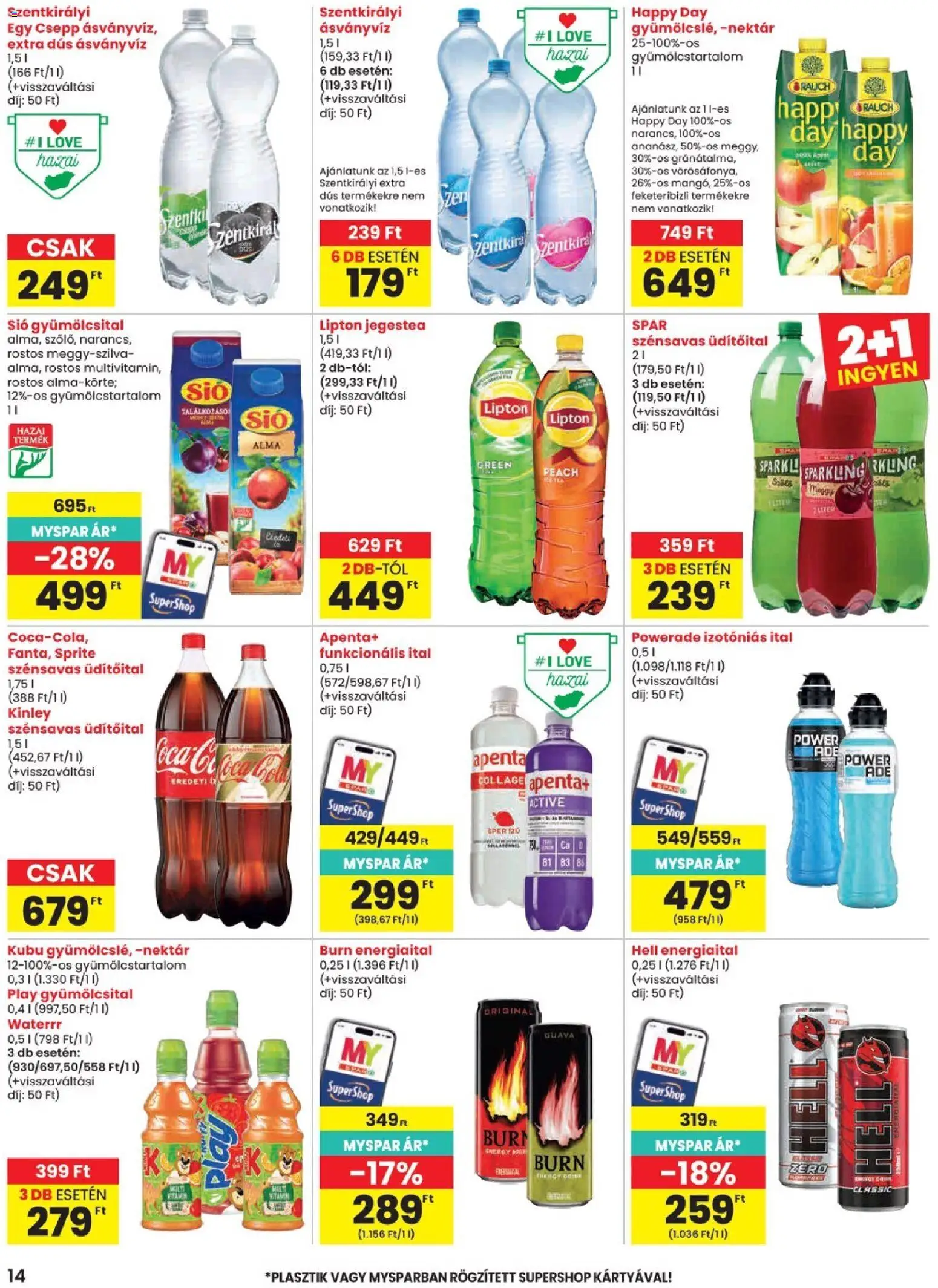 Spar akciós ujság - amely érvényes a következő dátumtól: 2026.11.05. | Oldal: 14