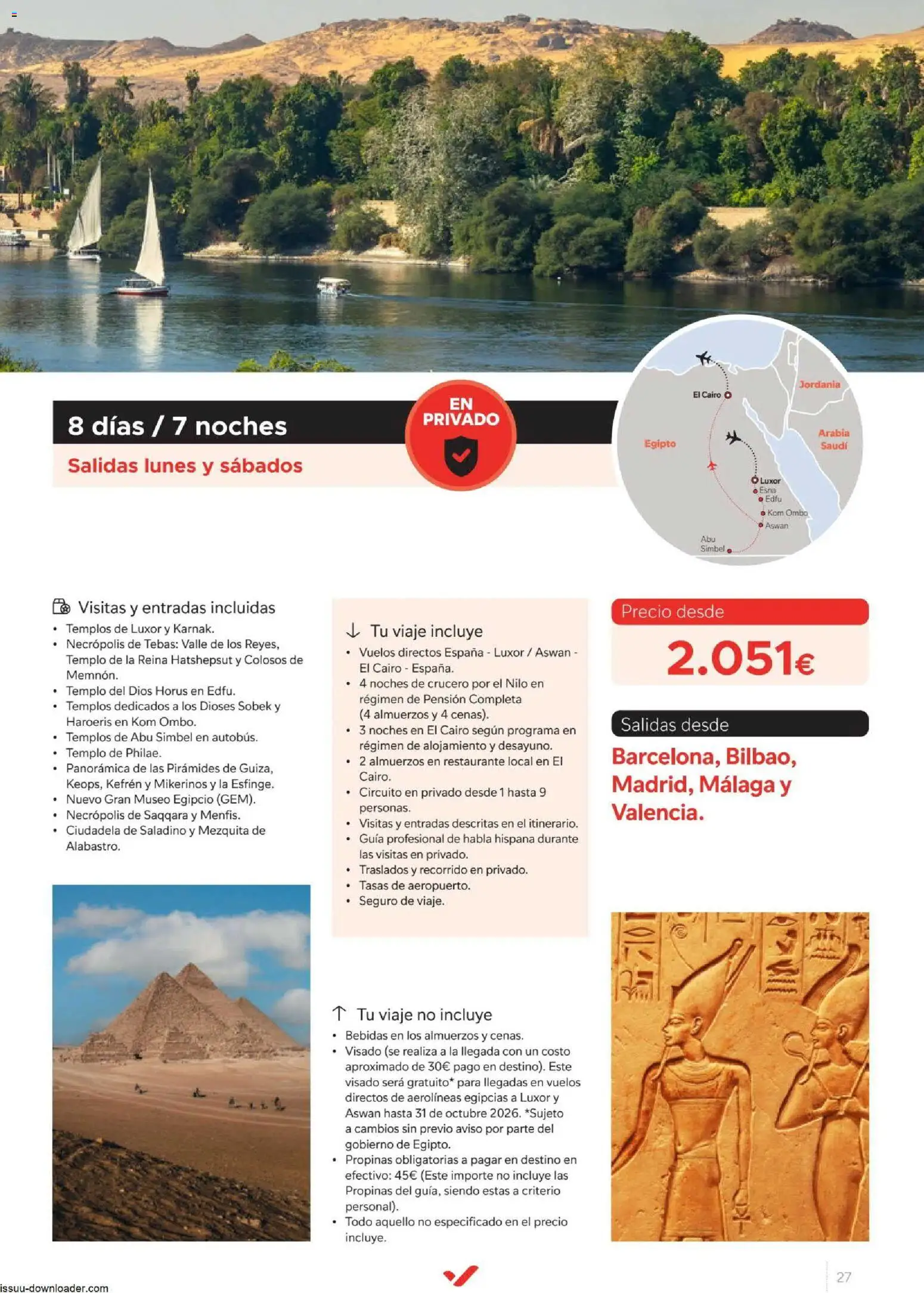 Halcón Viajes Egípto │ válido desde el 06/07/2026 | Página: 27
