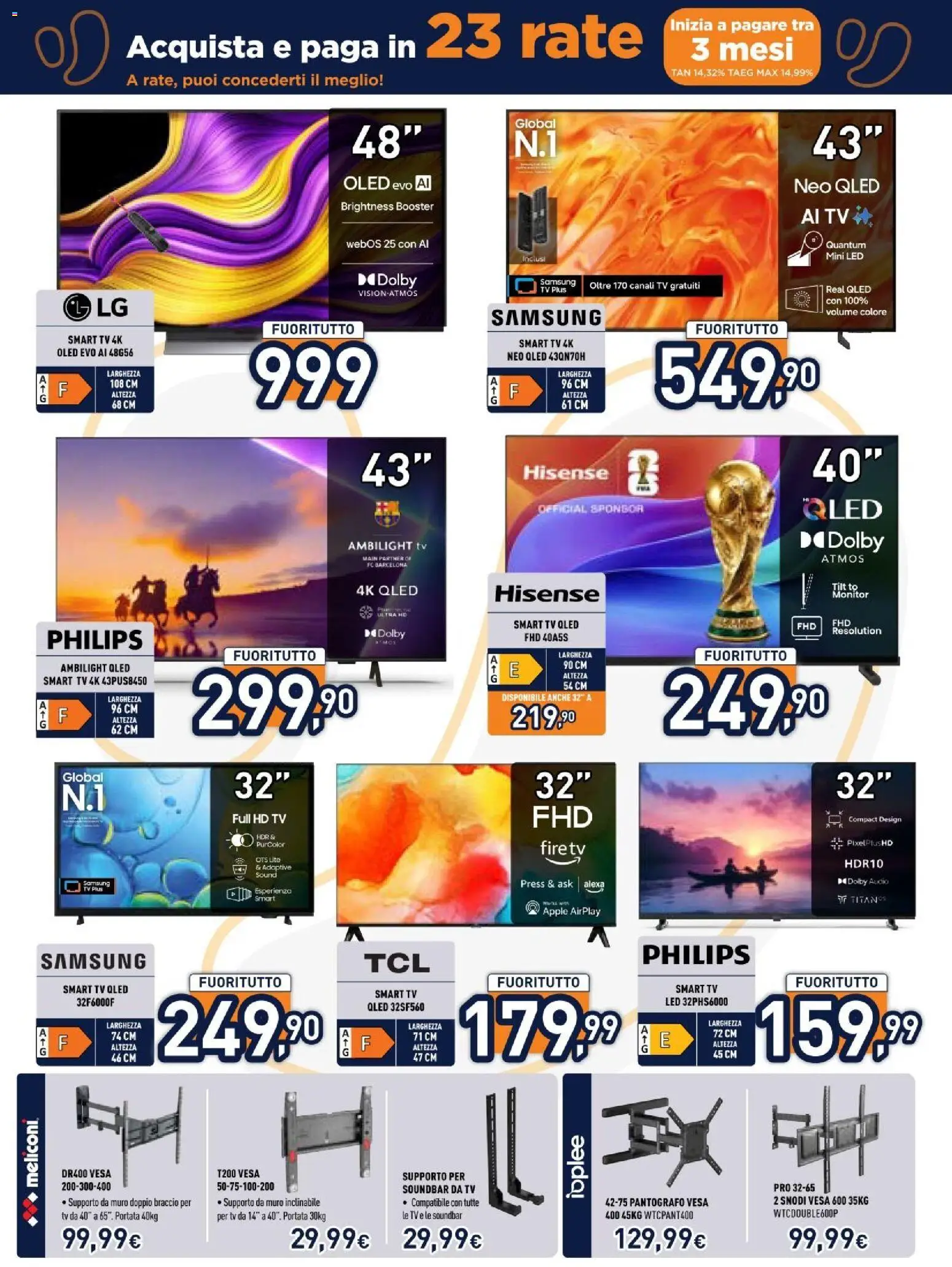 Volantino Unieuro del 27/07/2026 | Pagina: 5 | Prodotti: Monitor, Soundbar, Audio, Samsung