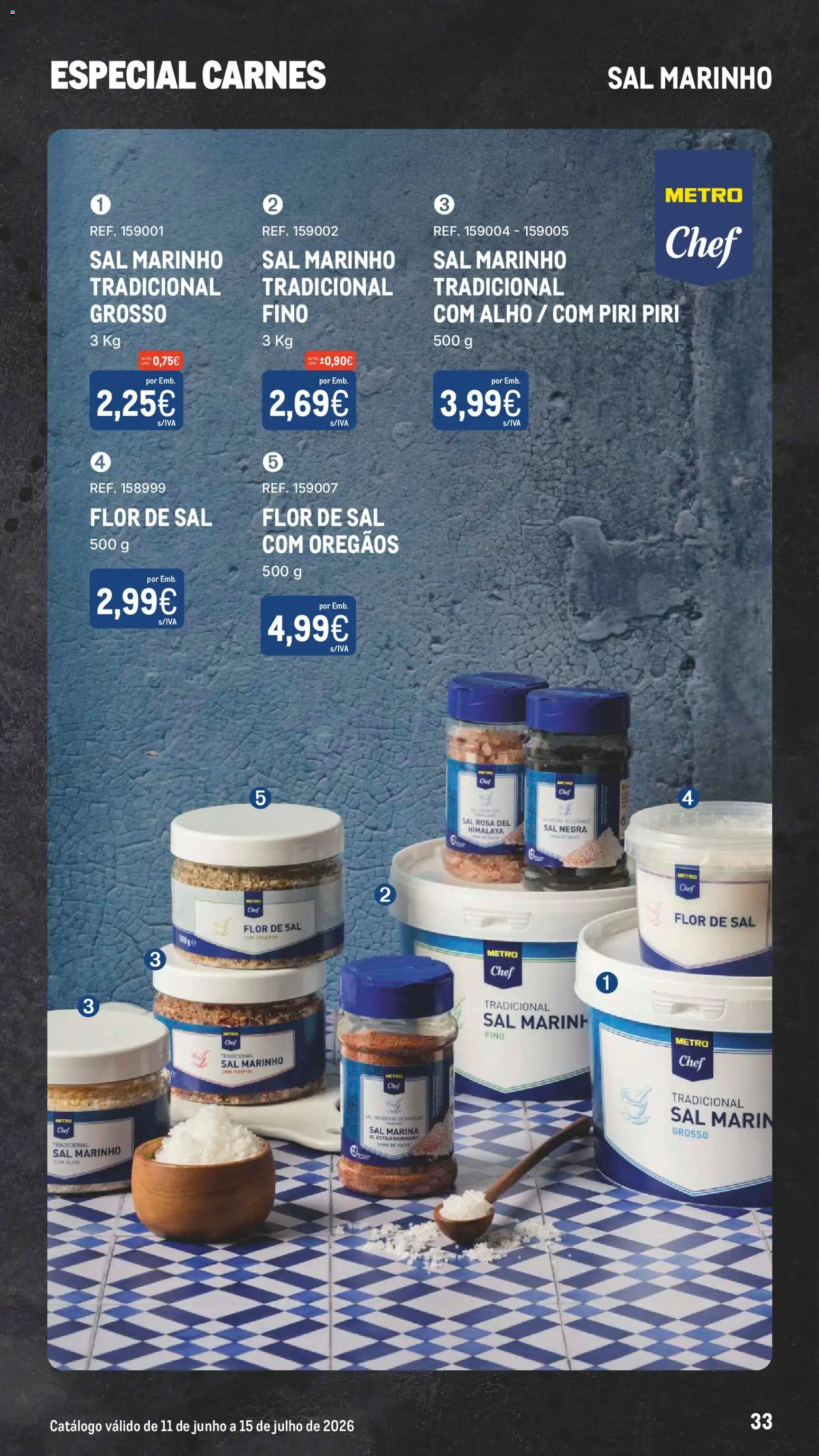 Makro Especial Carnes │ válido de 11.06.2026 | Página: 33 | Produtos: Orégãos, Sal