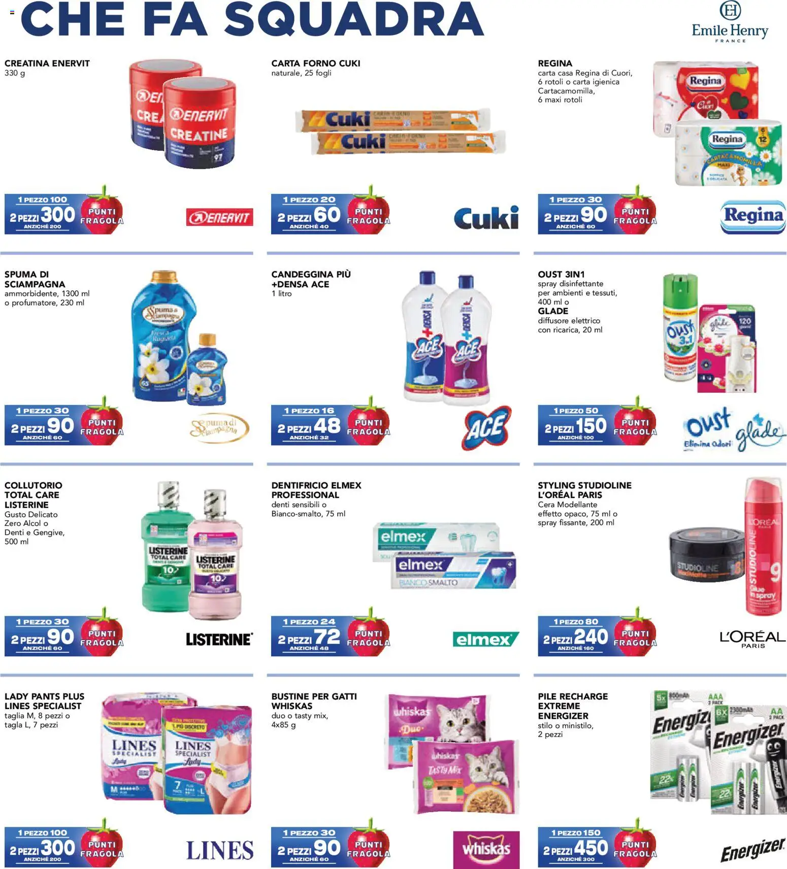 Volantino Esselunga S del 02/07/2026 | Pagina: 4 | Prodotti: Pile, Spray disinfettante, Dentifricio, Forno