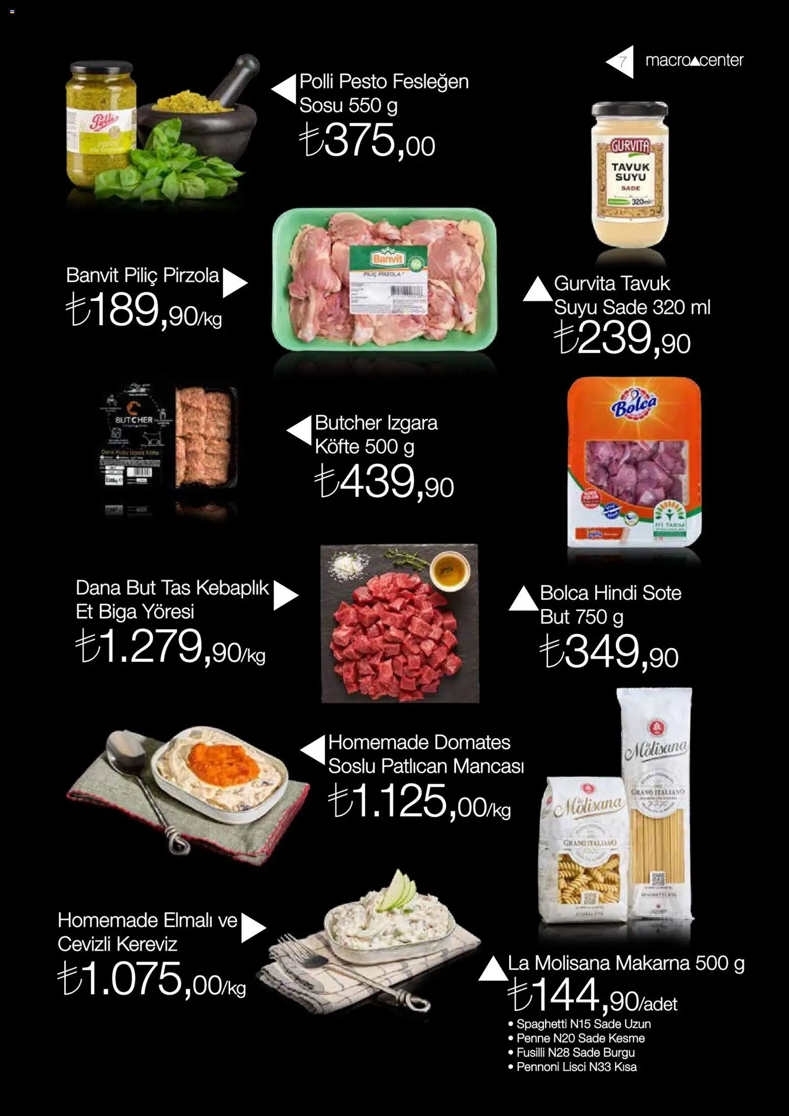 Migros Katalog - MacroStyle - 01 Ekim 2026 tarihinden itibaren geçerlidir | Sayfa: 7 | Ürünler: Tavuk suyu, Makarna, Piliç, Dana but