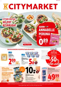 K-Citymarket-mainoslehti voimassa 06/07/2026 alkaen