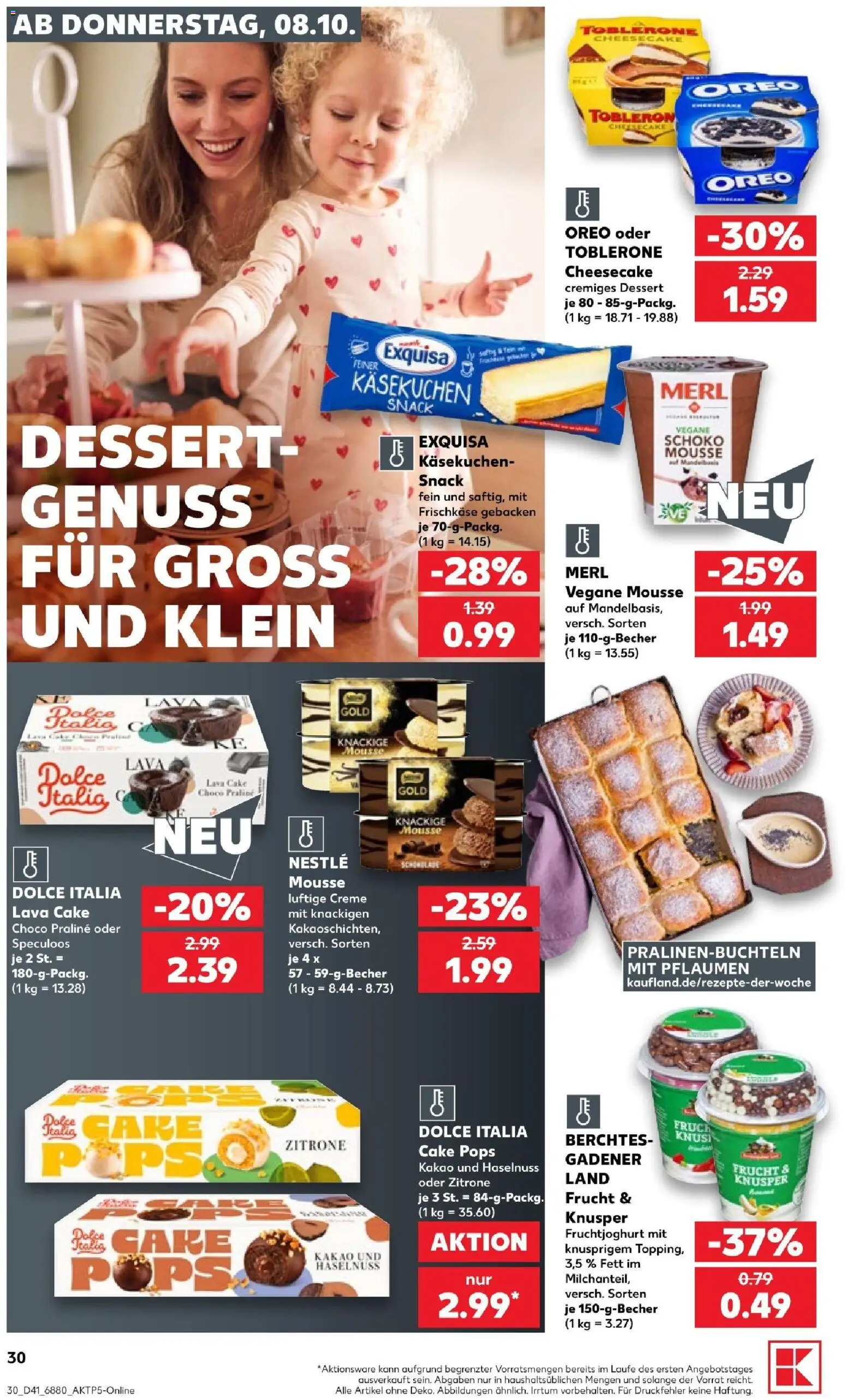 Kaufland Prospekt Völklingen – gültig ab 08.10.2026 | Seite: 32 | Produkte: Fruchtjoghurt, Creme, Zitrone, Frischkase
