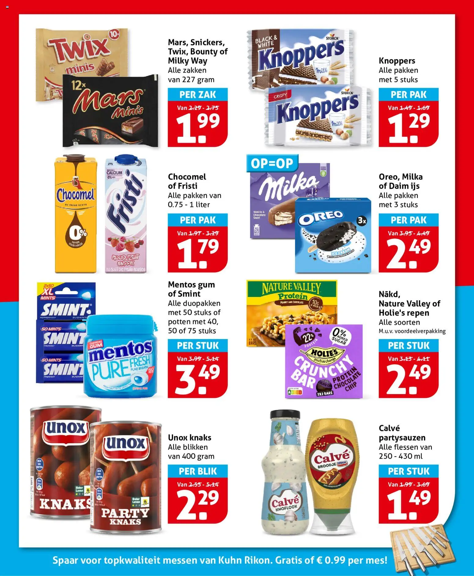 {H1} | Pagina: 16 | Producten: Gum, Ijs, Messen, Mars