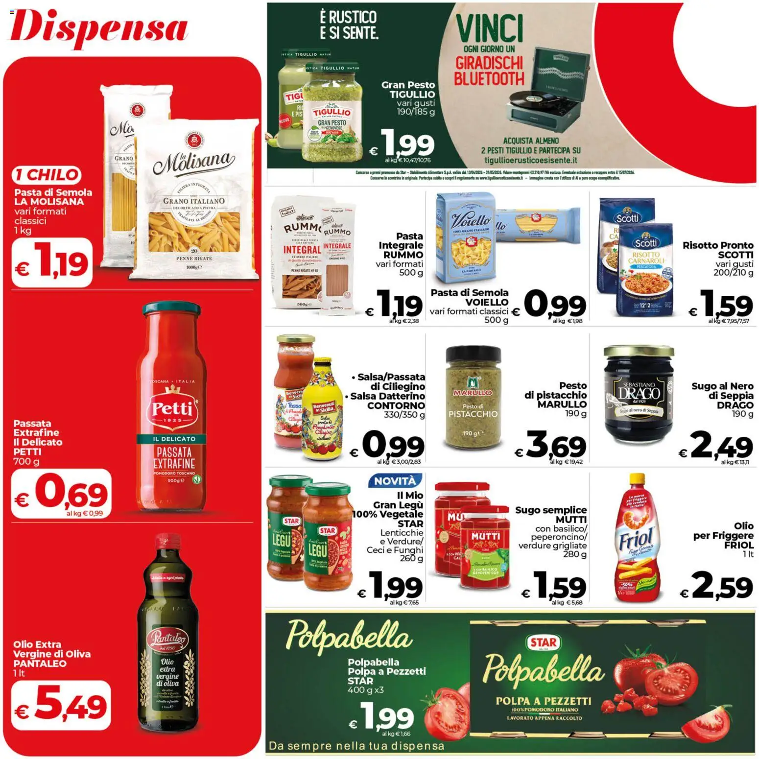 Volantino COOP del 19.05.2026 | Pagina: 14 | Prodotti: Verdure, Pasta, Sugo, Penne